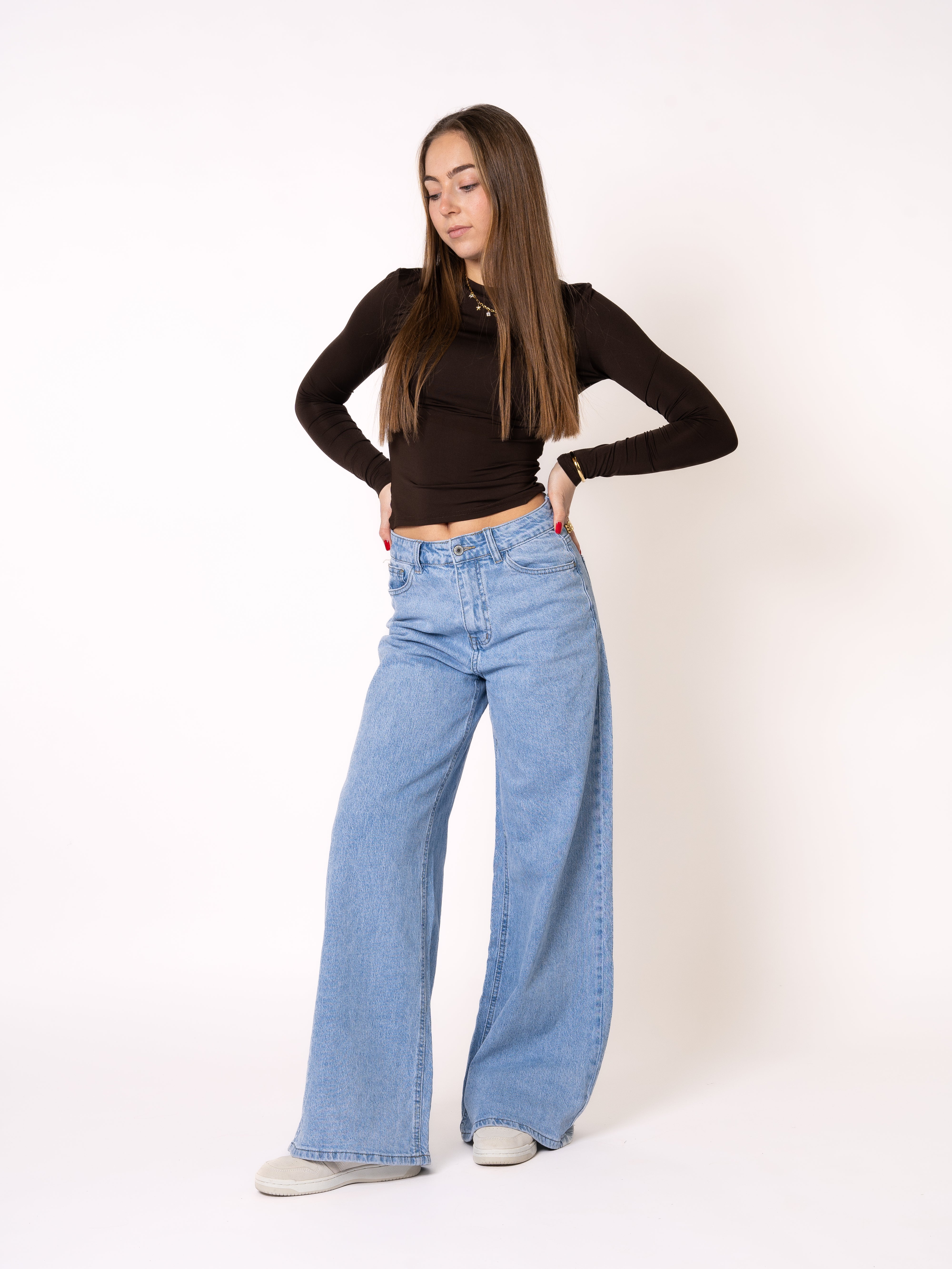 Classic Basic Longsleeve - Dunkelbraun