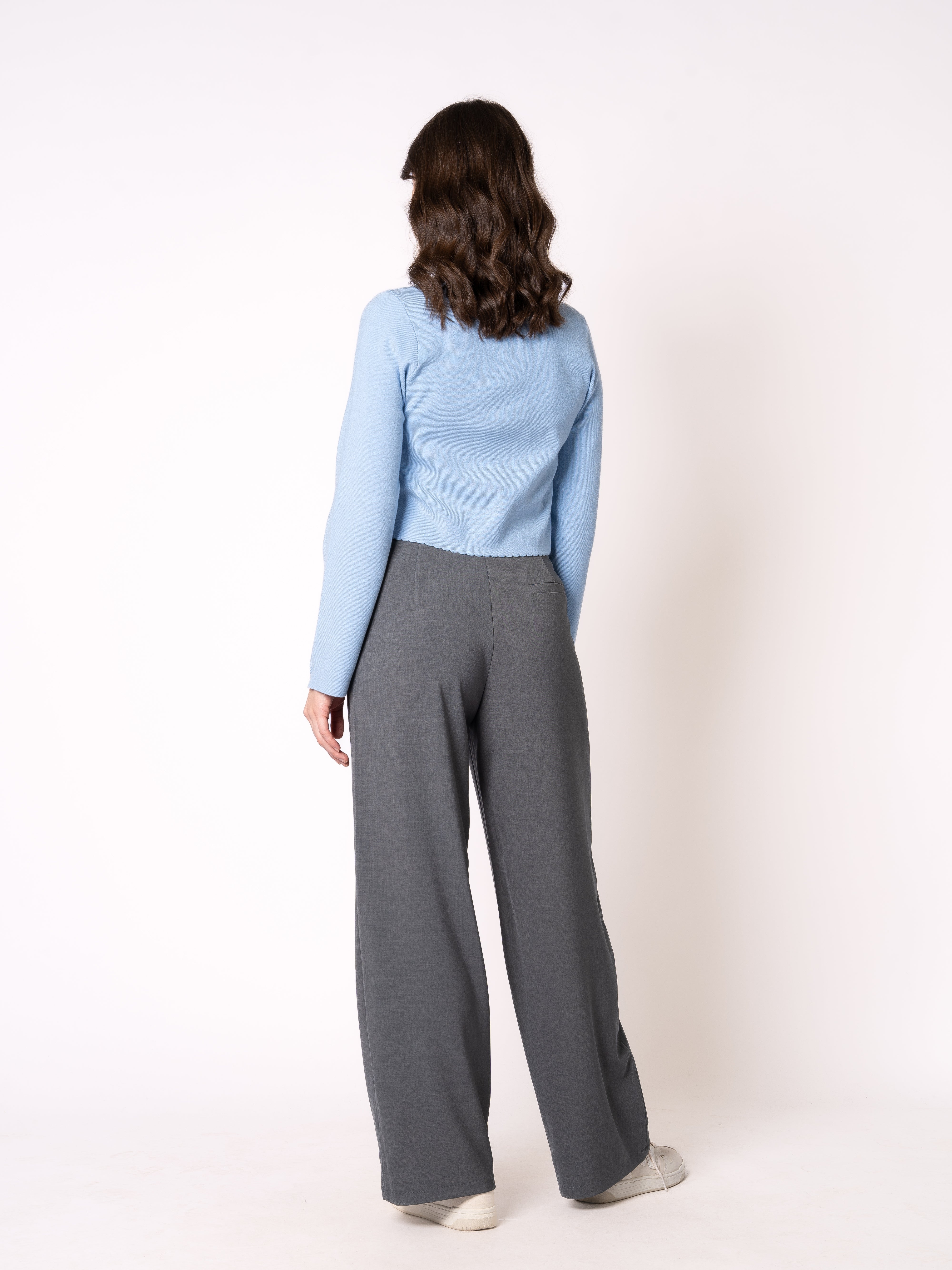Soft Feinstrick Cardigan Mathilda - Himmelsblau