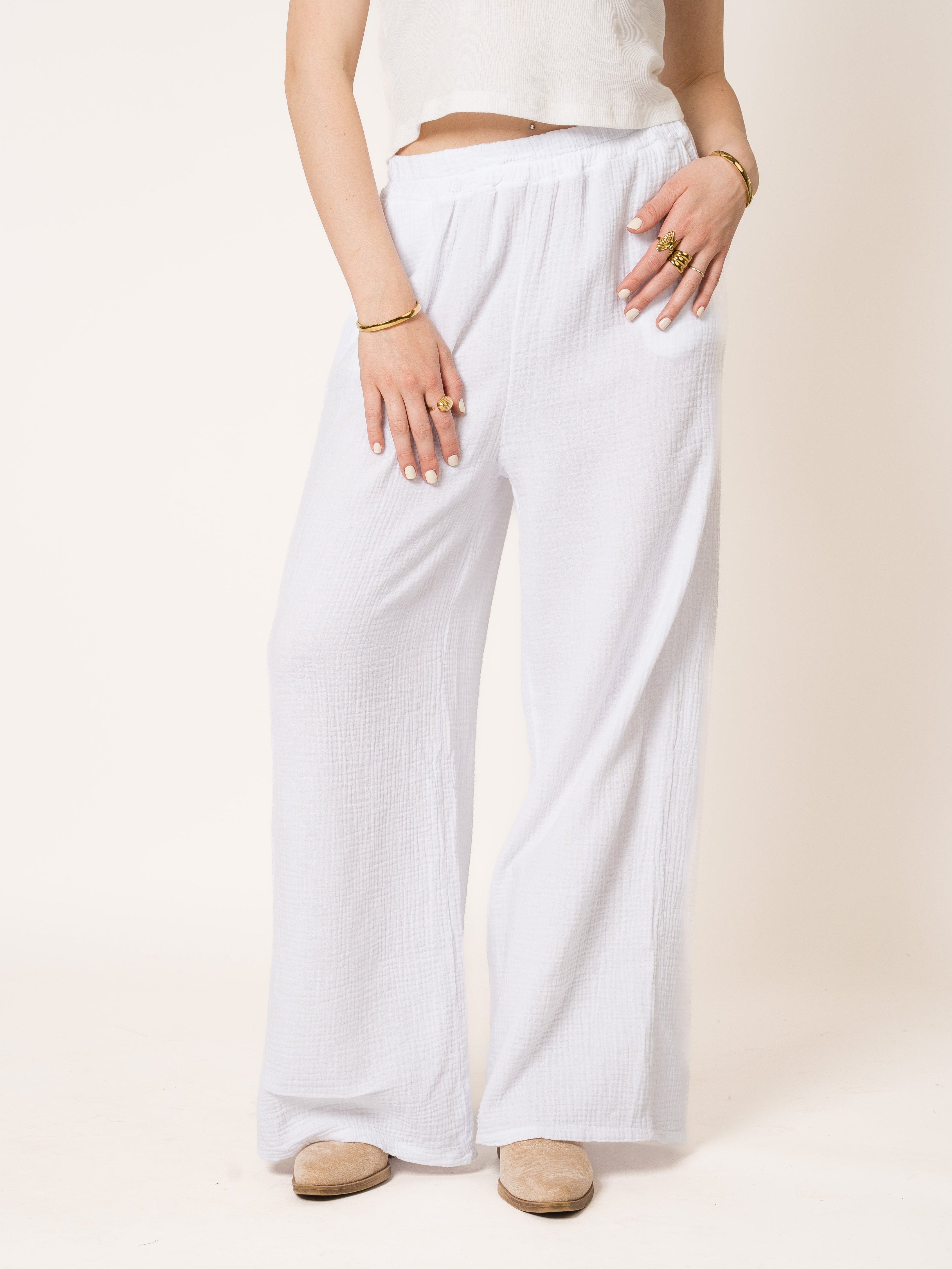 Musselinhose Wide