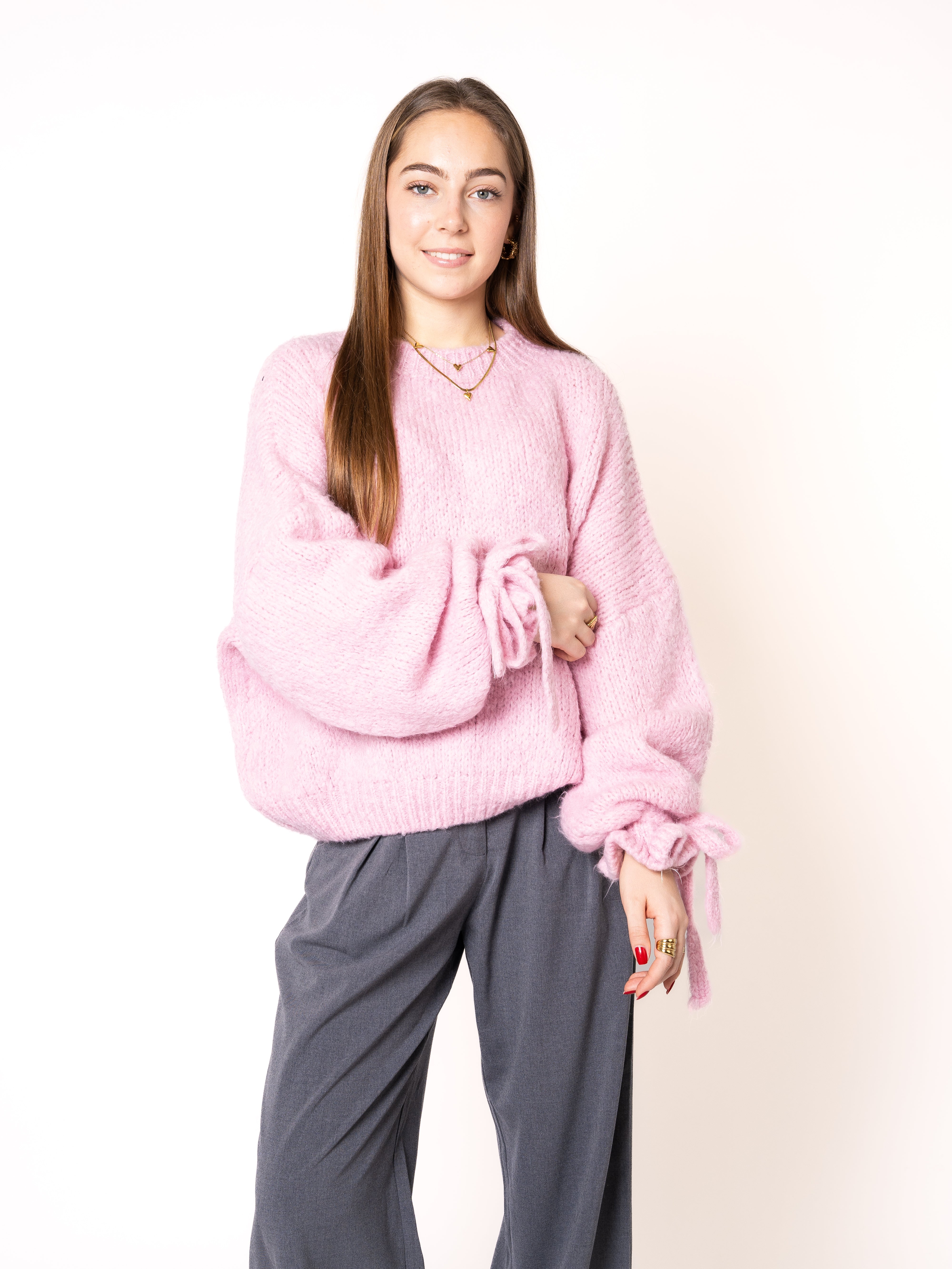 Strickpullover Bella - Rosa