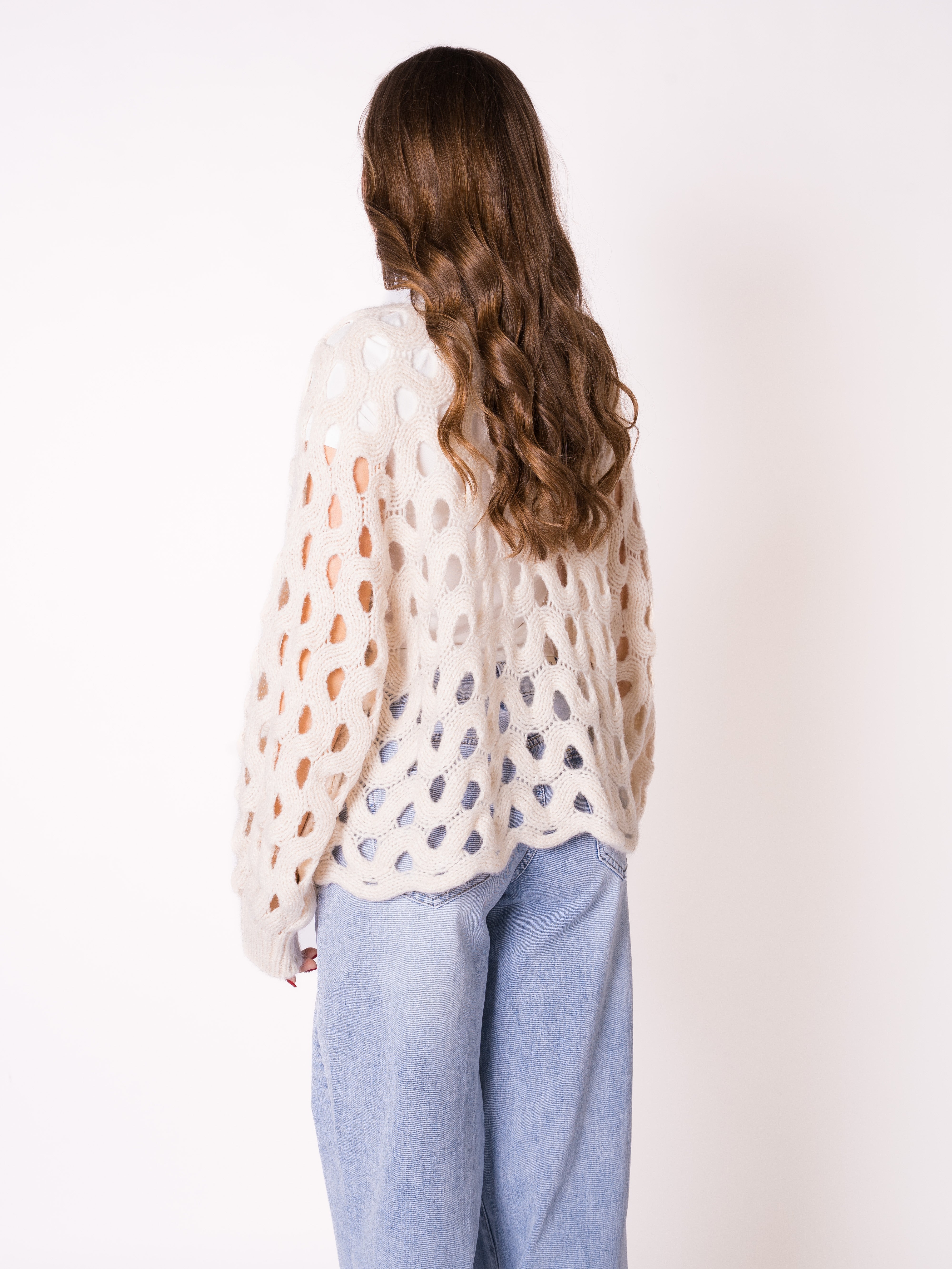 Catch My Wave Knit - Creme