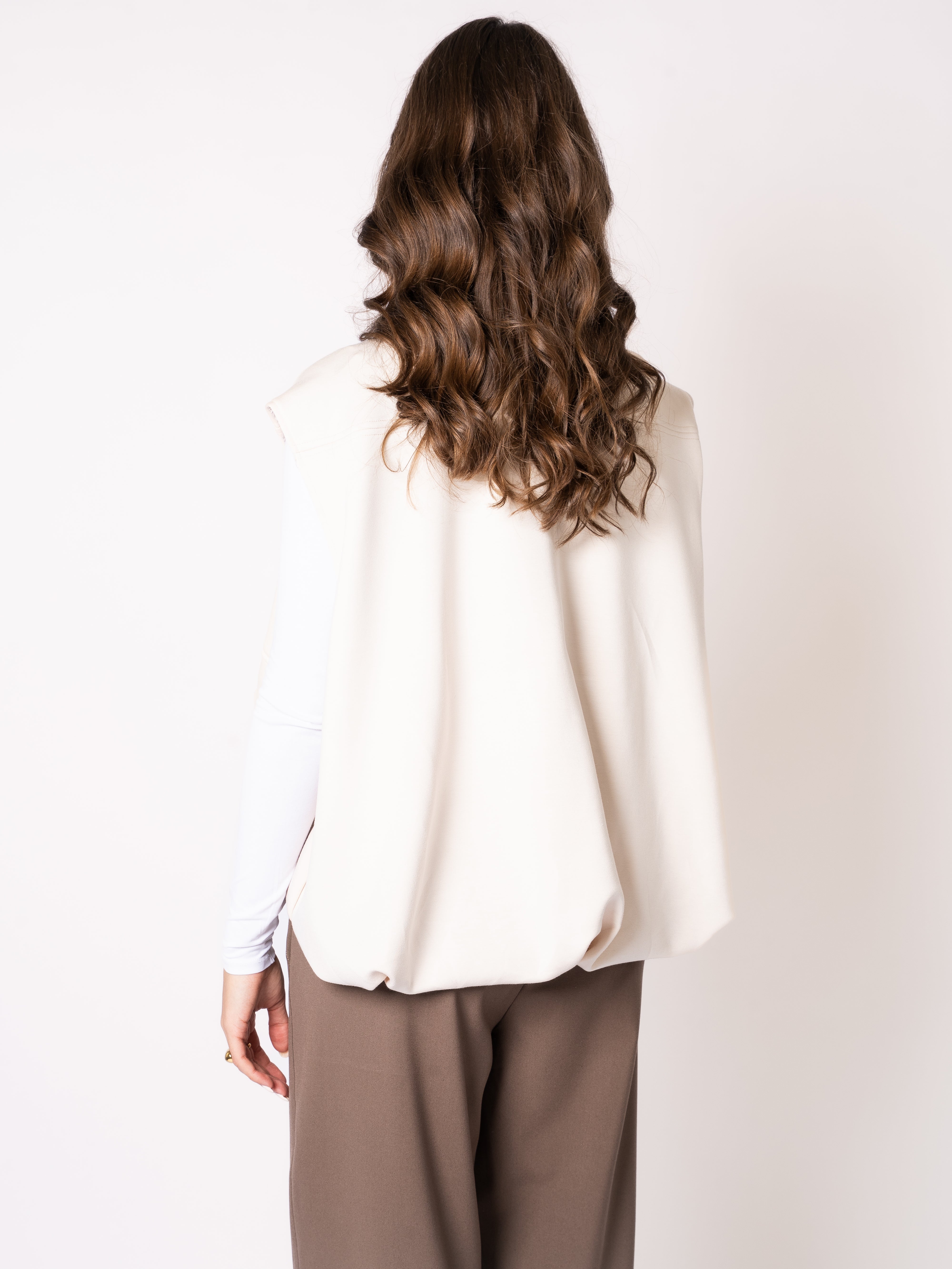 Bomber Weste - Beige
