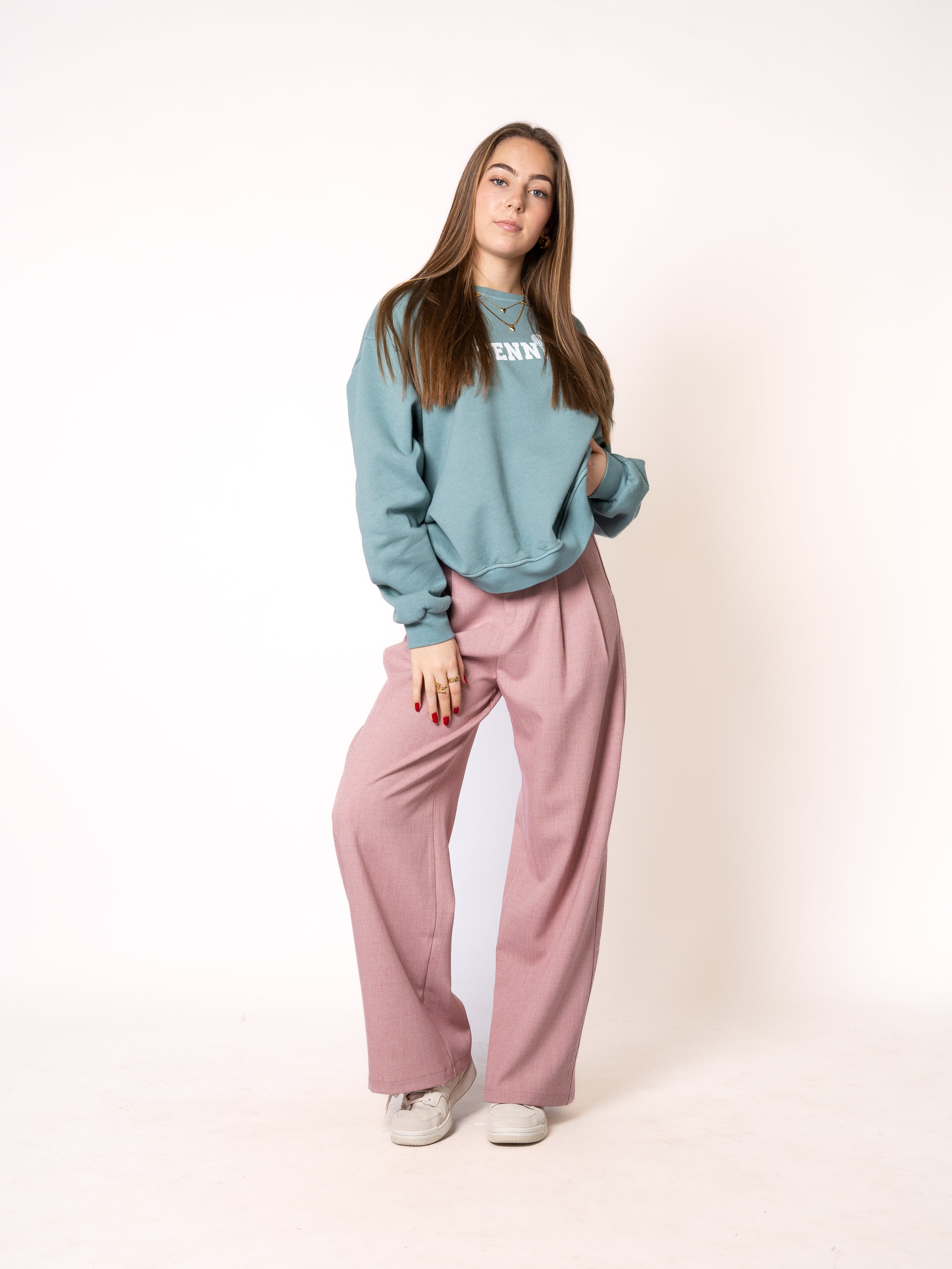 Basic Sweater Tennis - Ocean Green