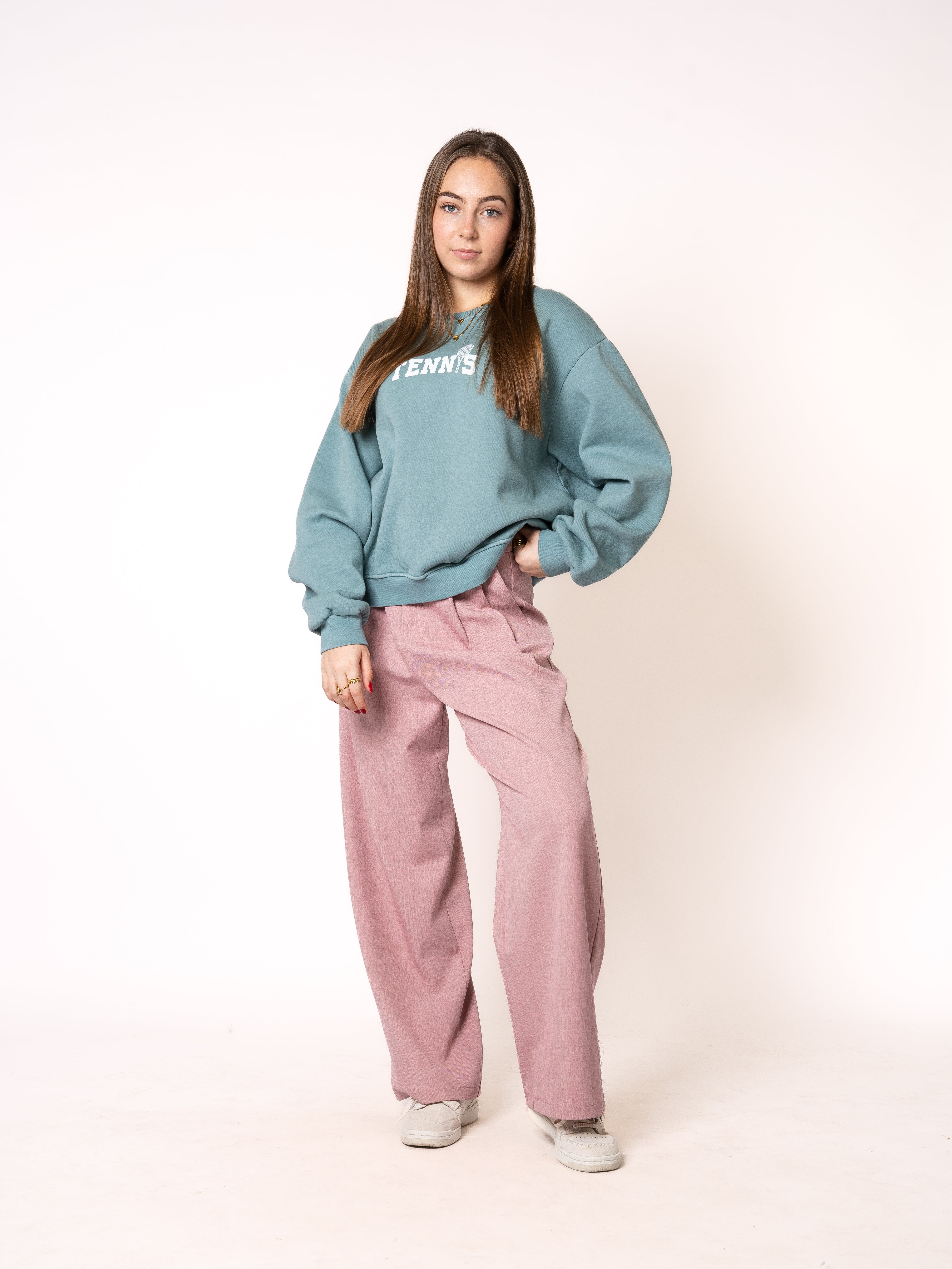 Basic Sweater Tennis - Ocean Green