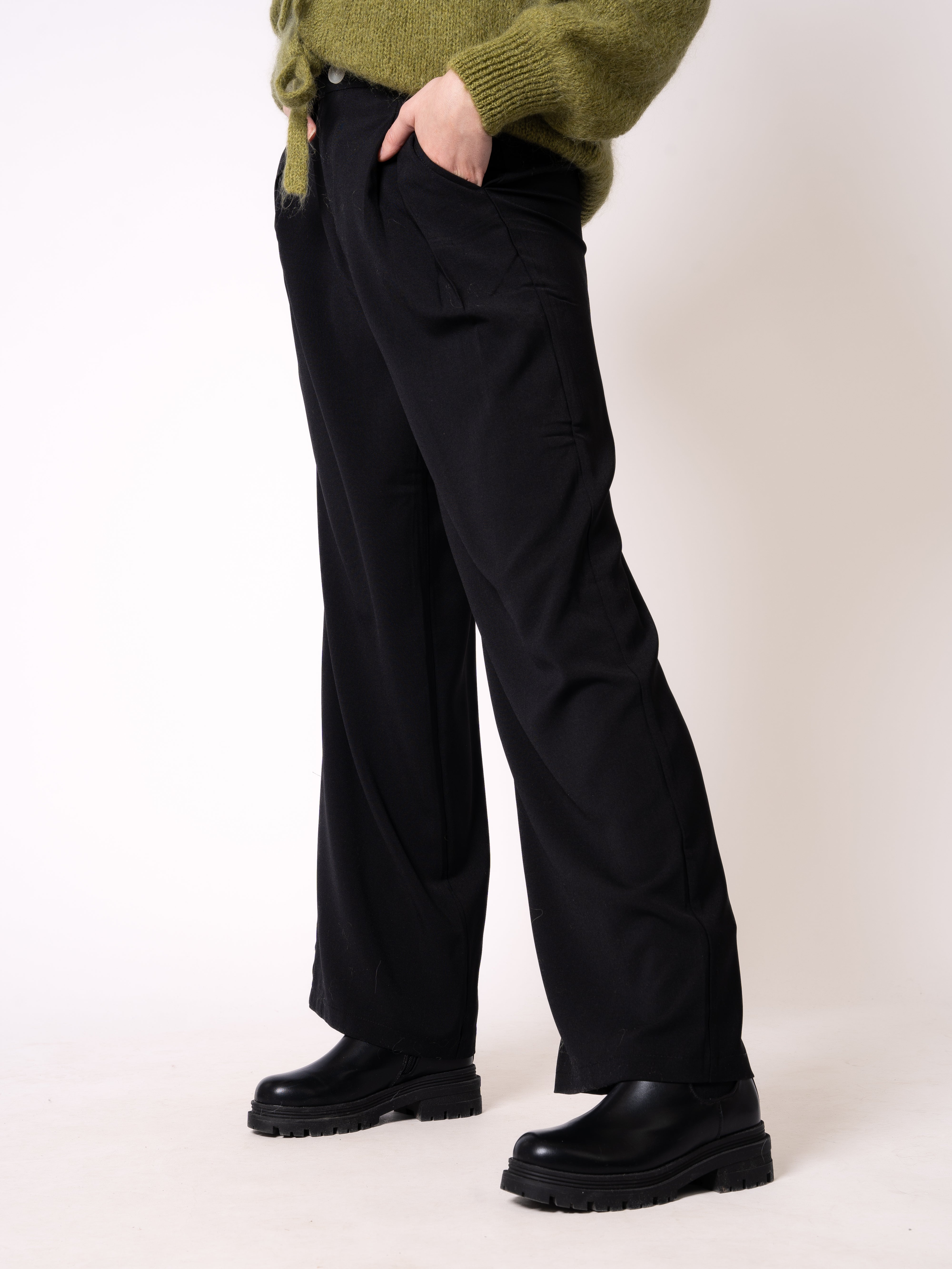 Classy Stoffhose Ellen - Schwarz