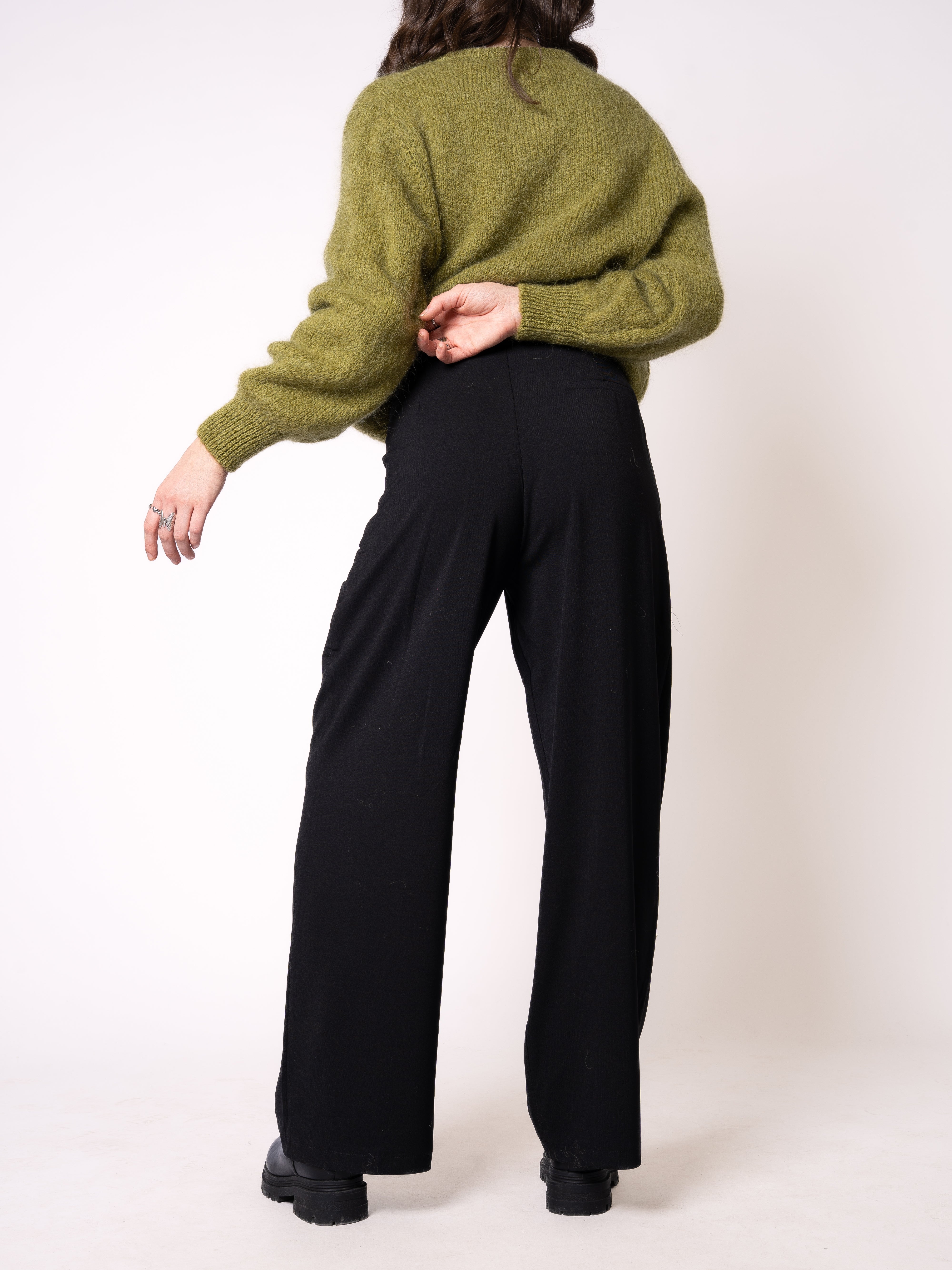 Classy Stoffhose Ellen - Schwarz