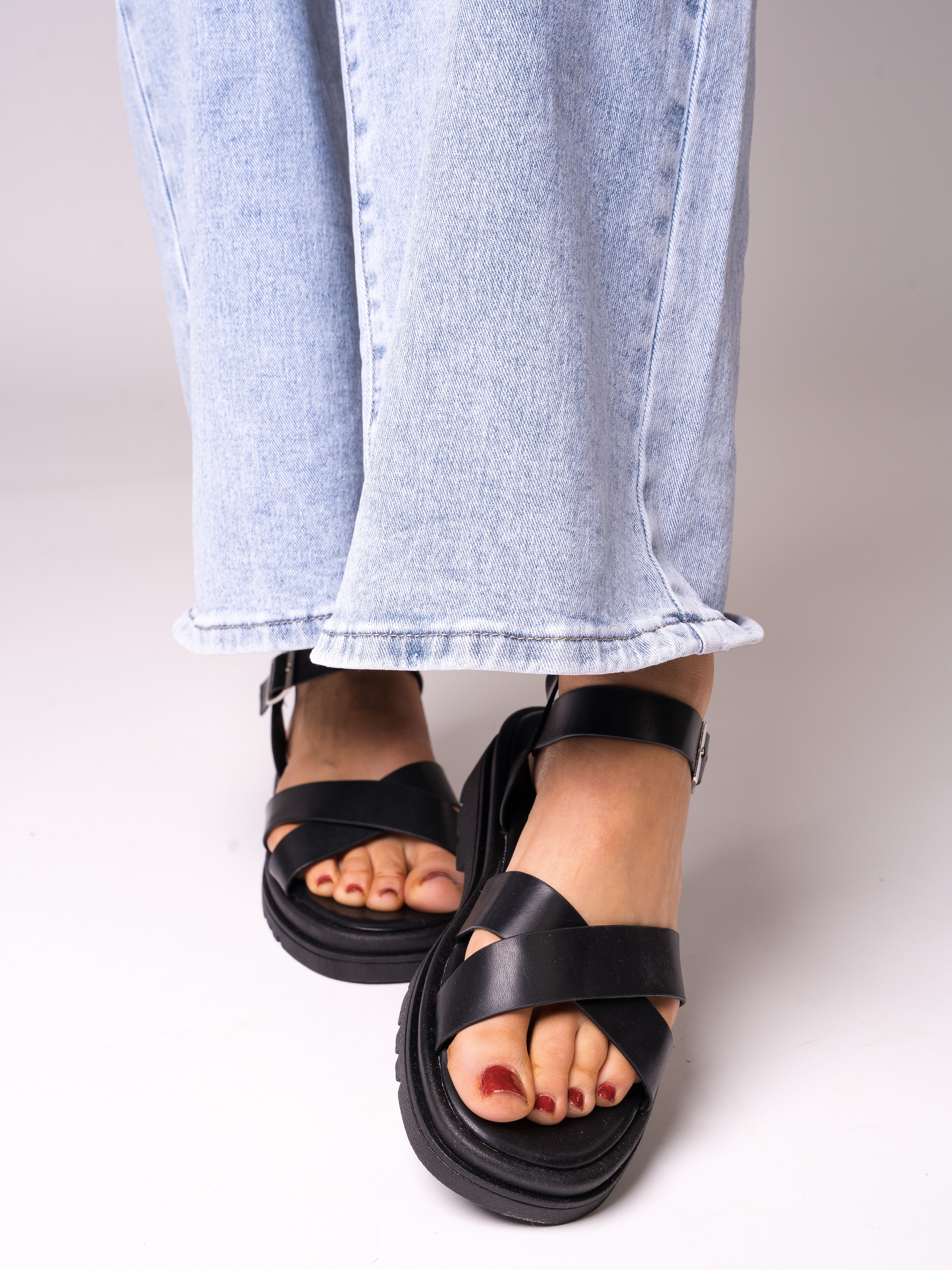 Chunky Riemensandalette