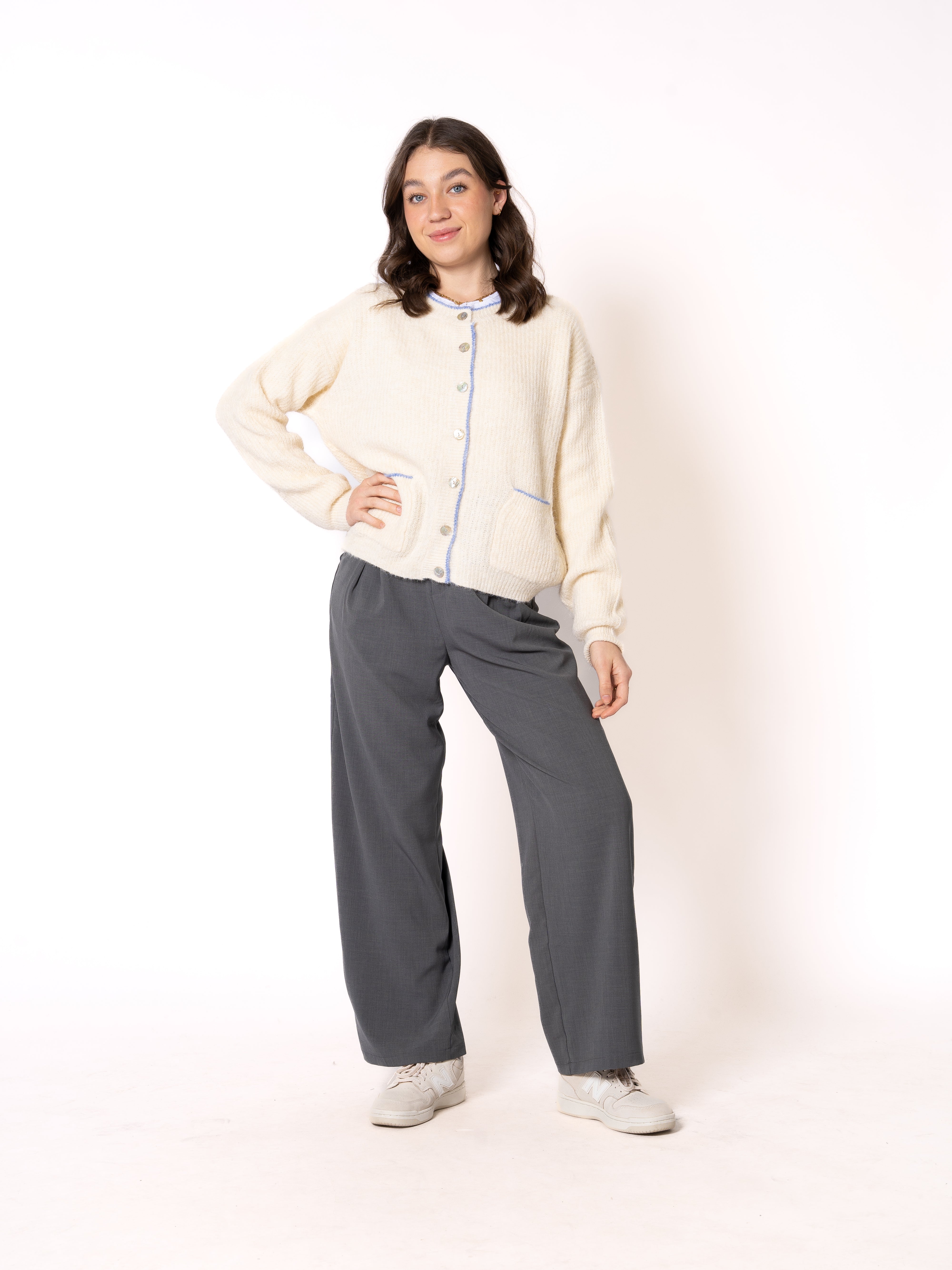 Strickjacke Denmark - Creme