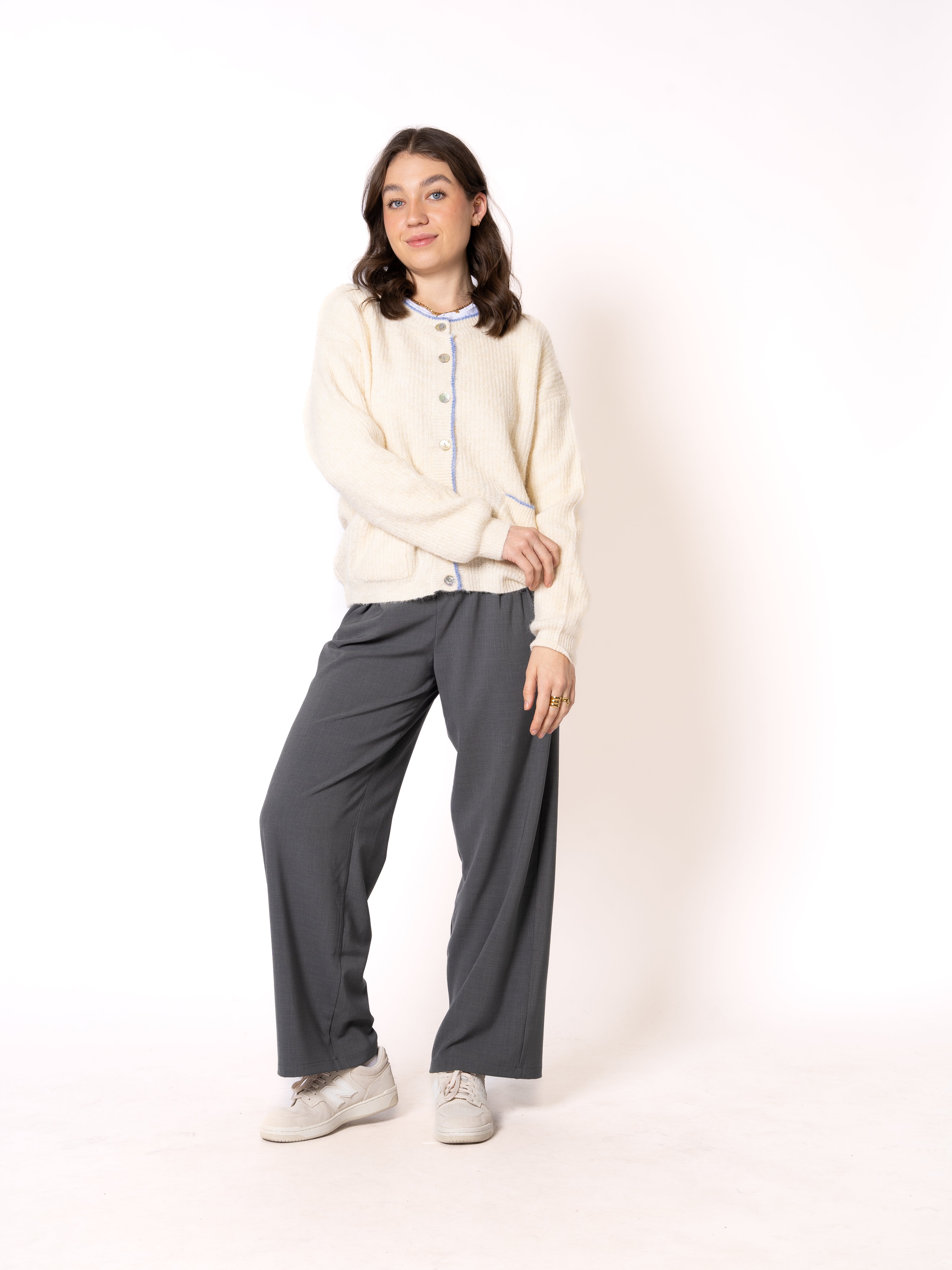 Strickjacke Denmark - Creme