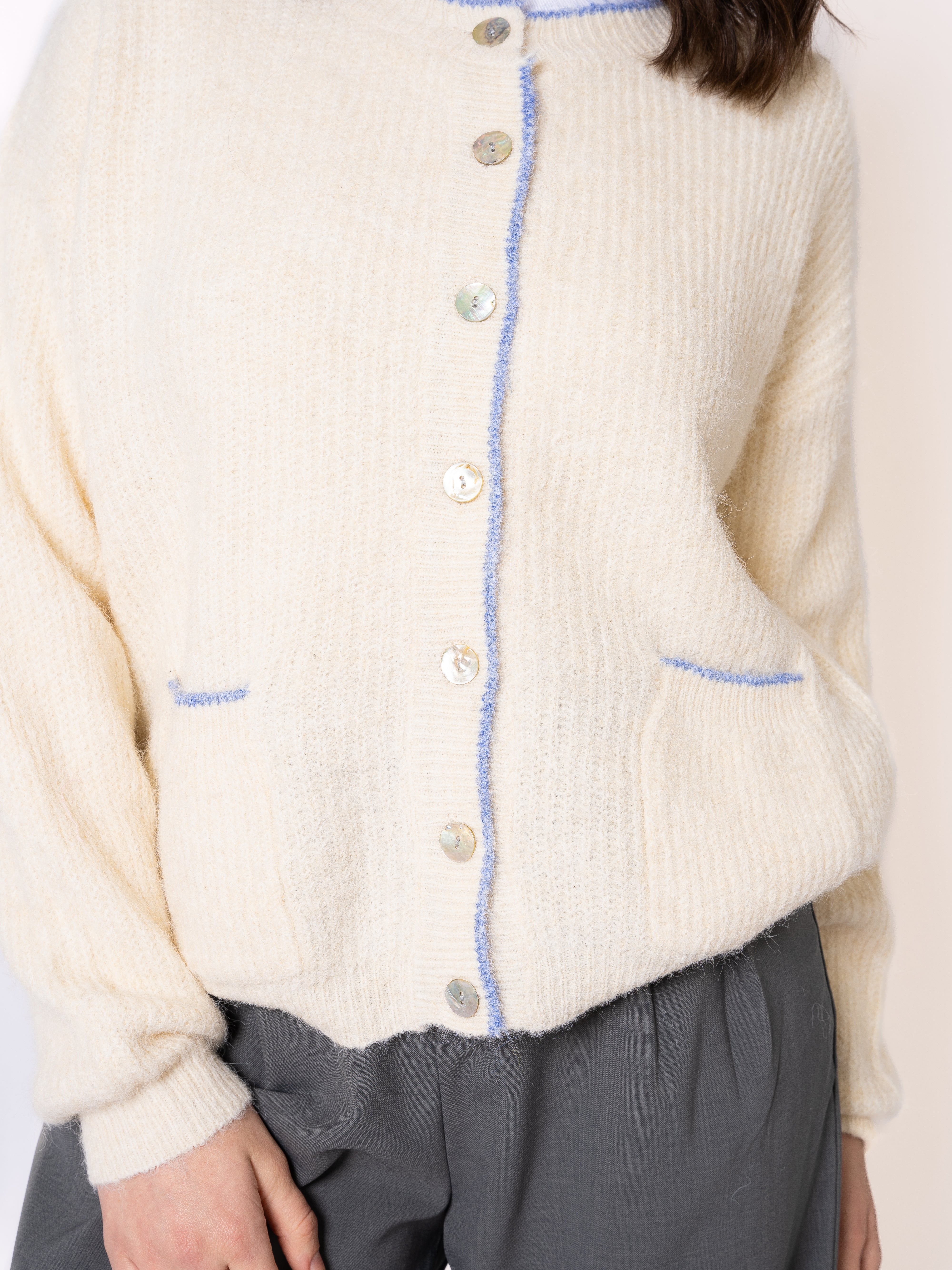 Strickjacke Denmark - Creme