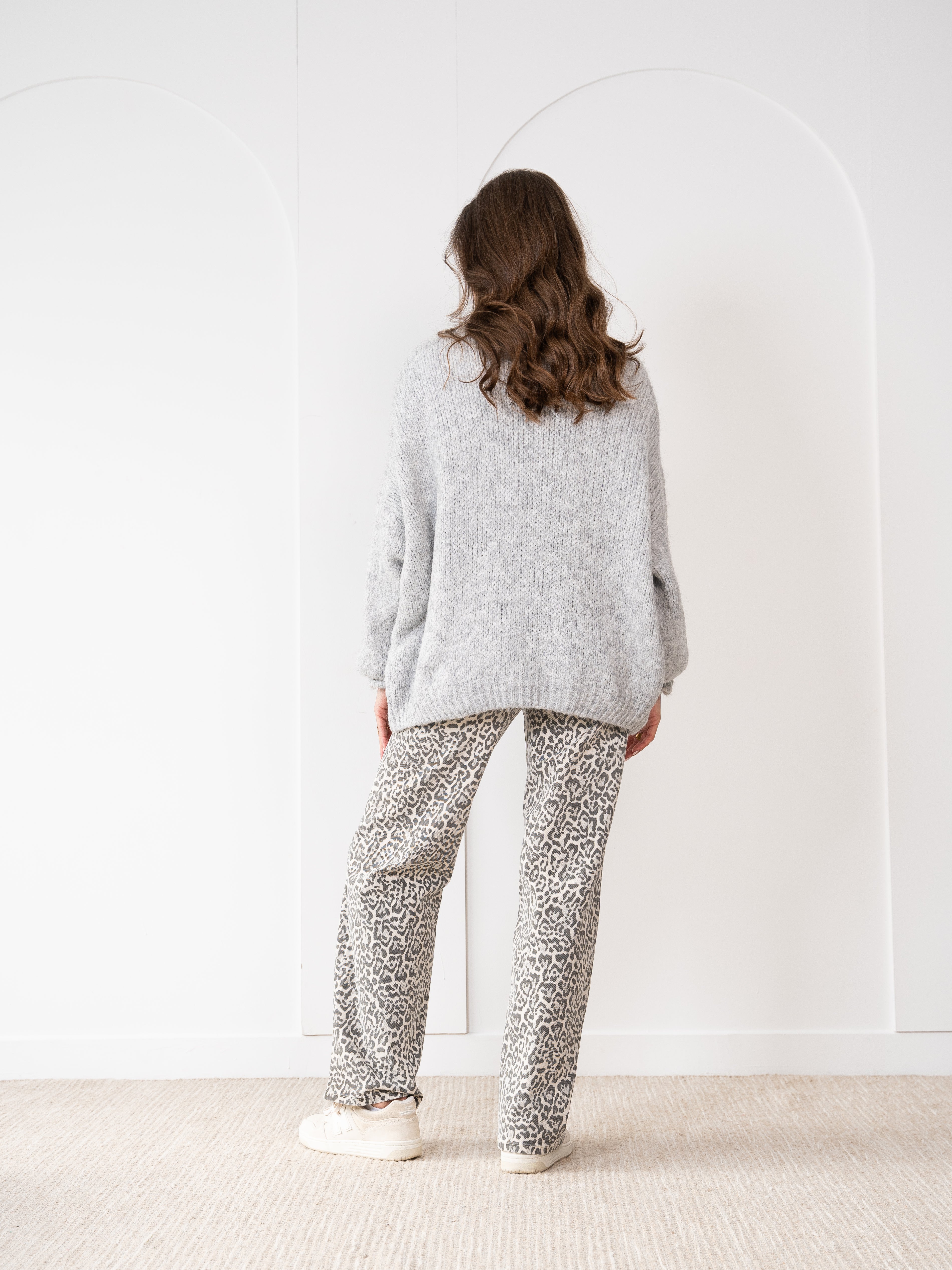 Strickjacke Vivien - Hellgrau