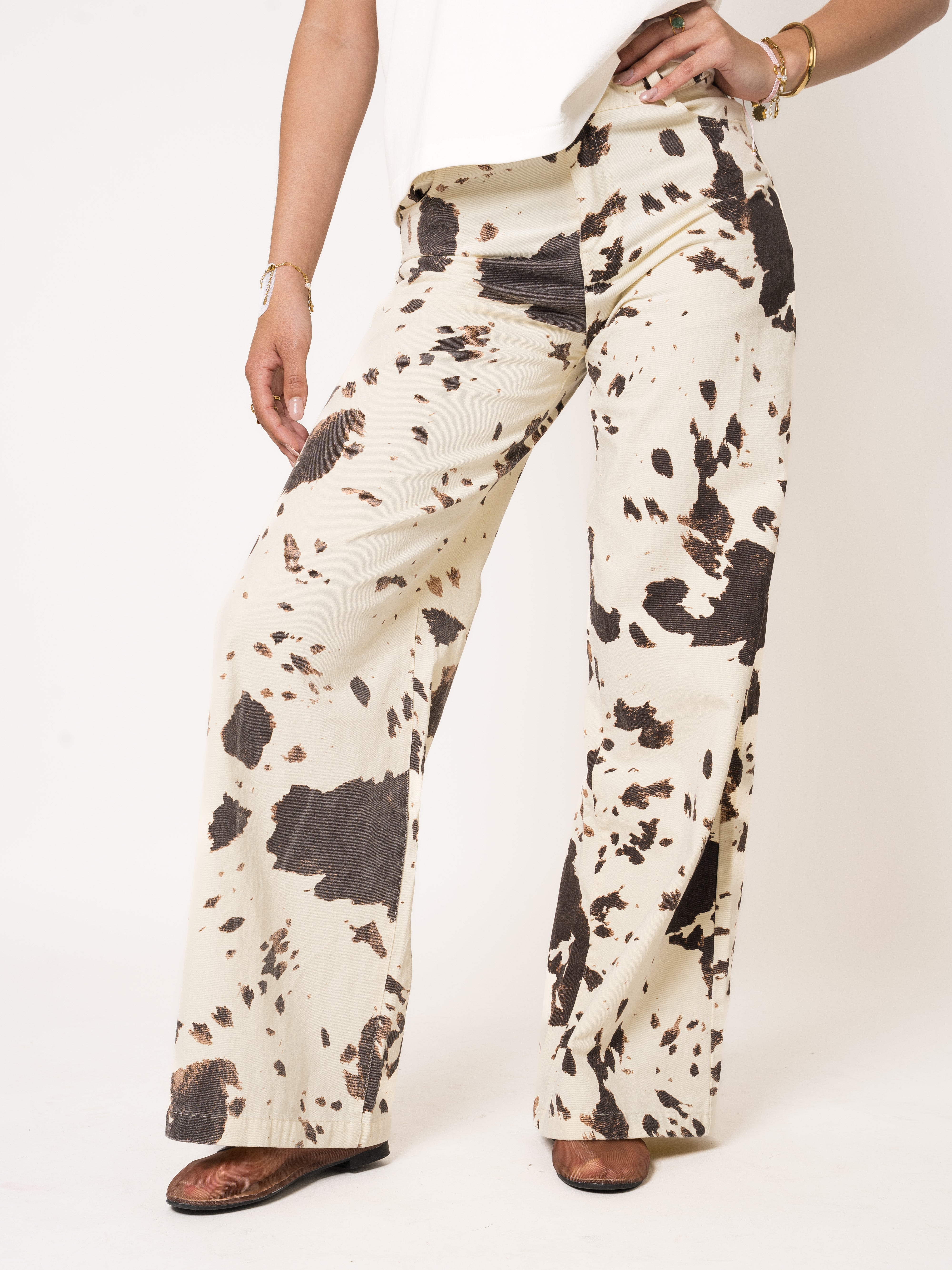 Cow Lover Cotton Jeans