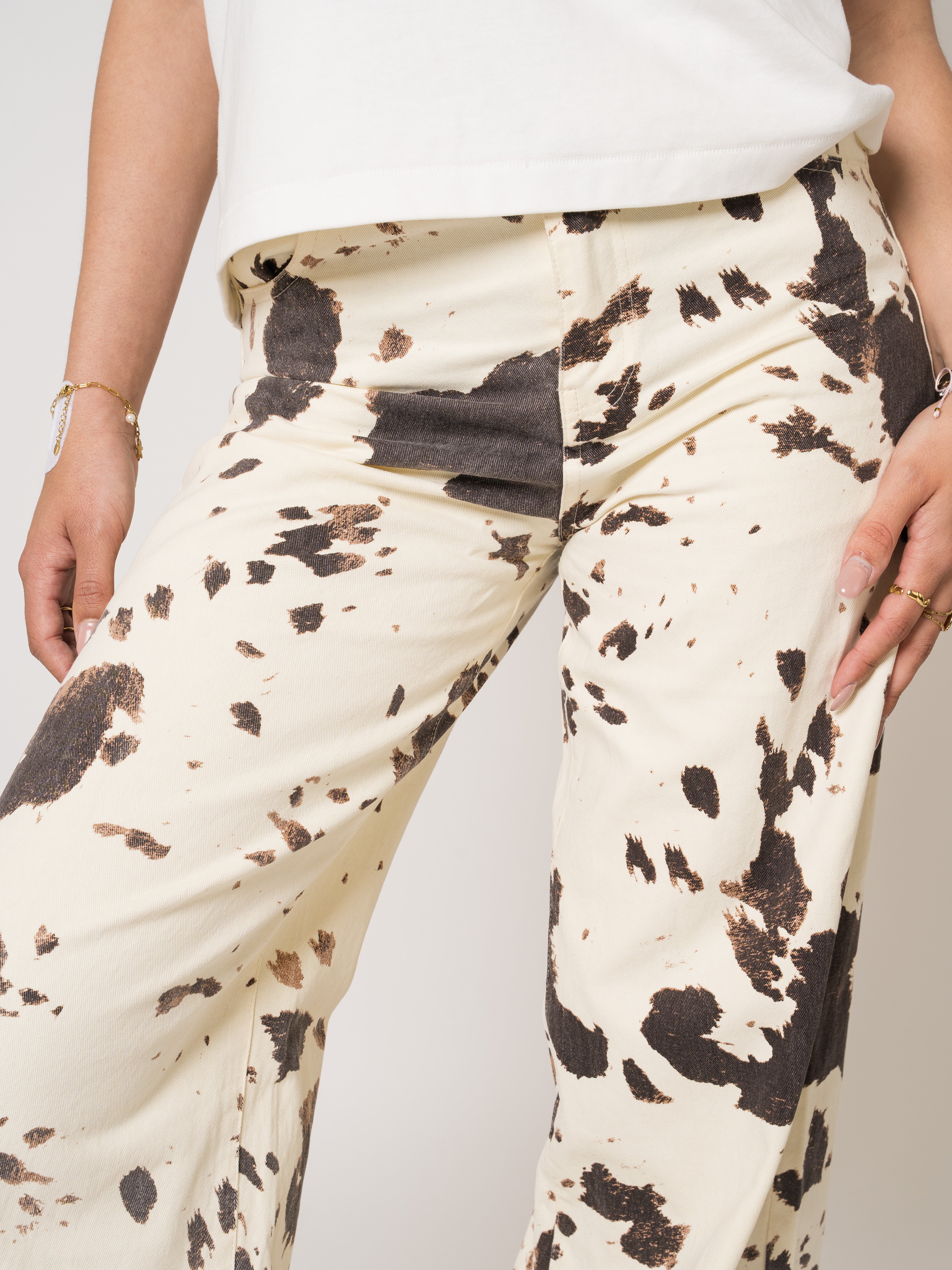 Cow Lover Cotton Jeans