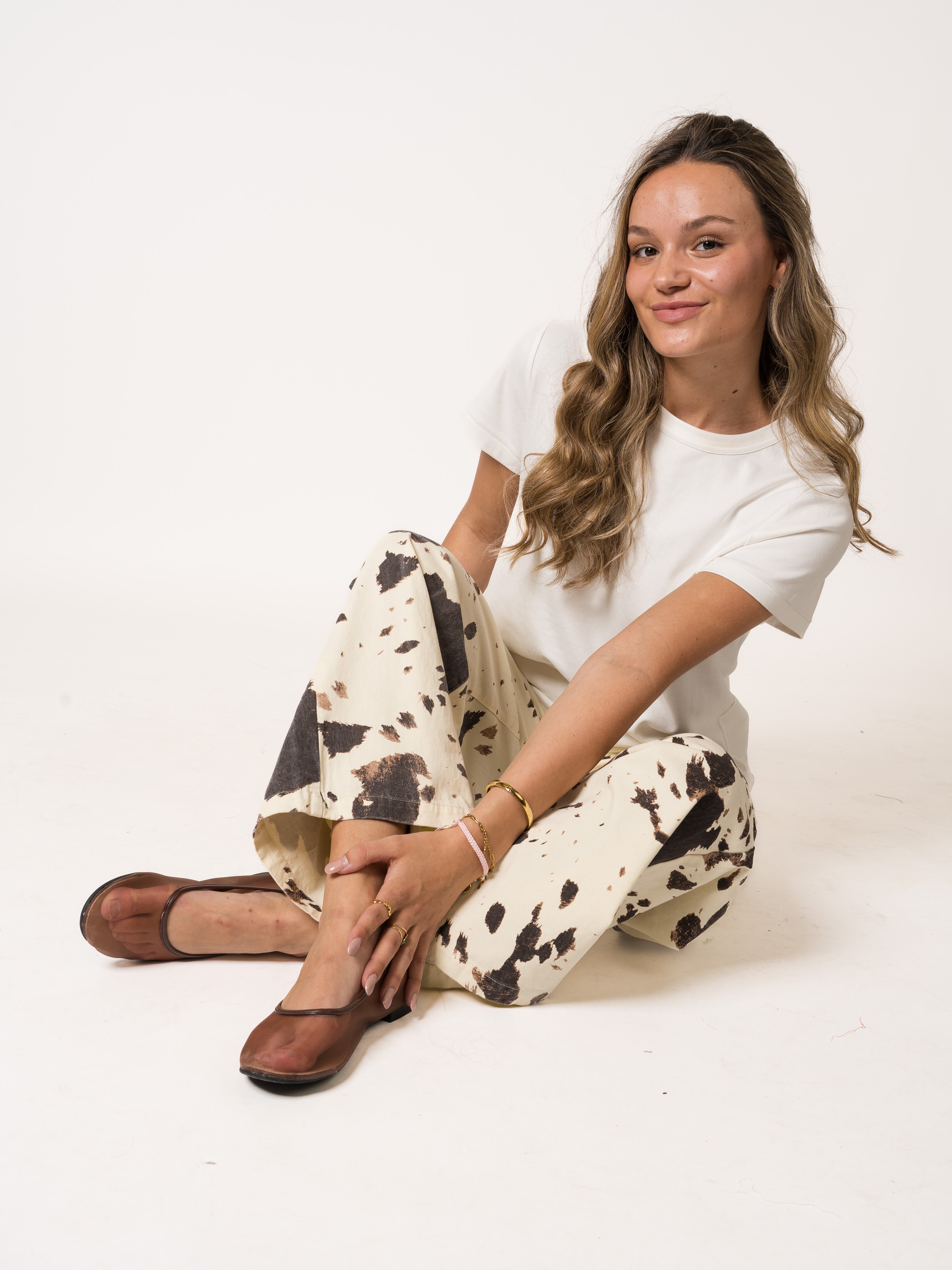 Cow Lover Cotton Jeans