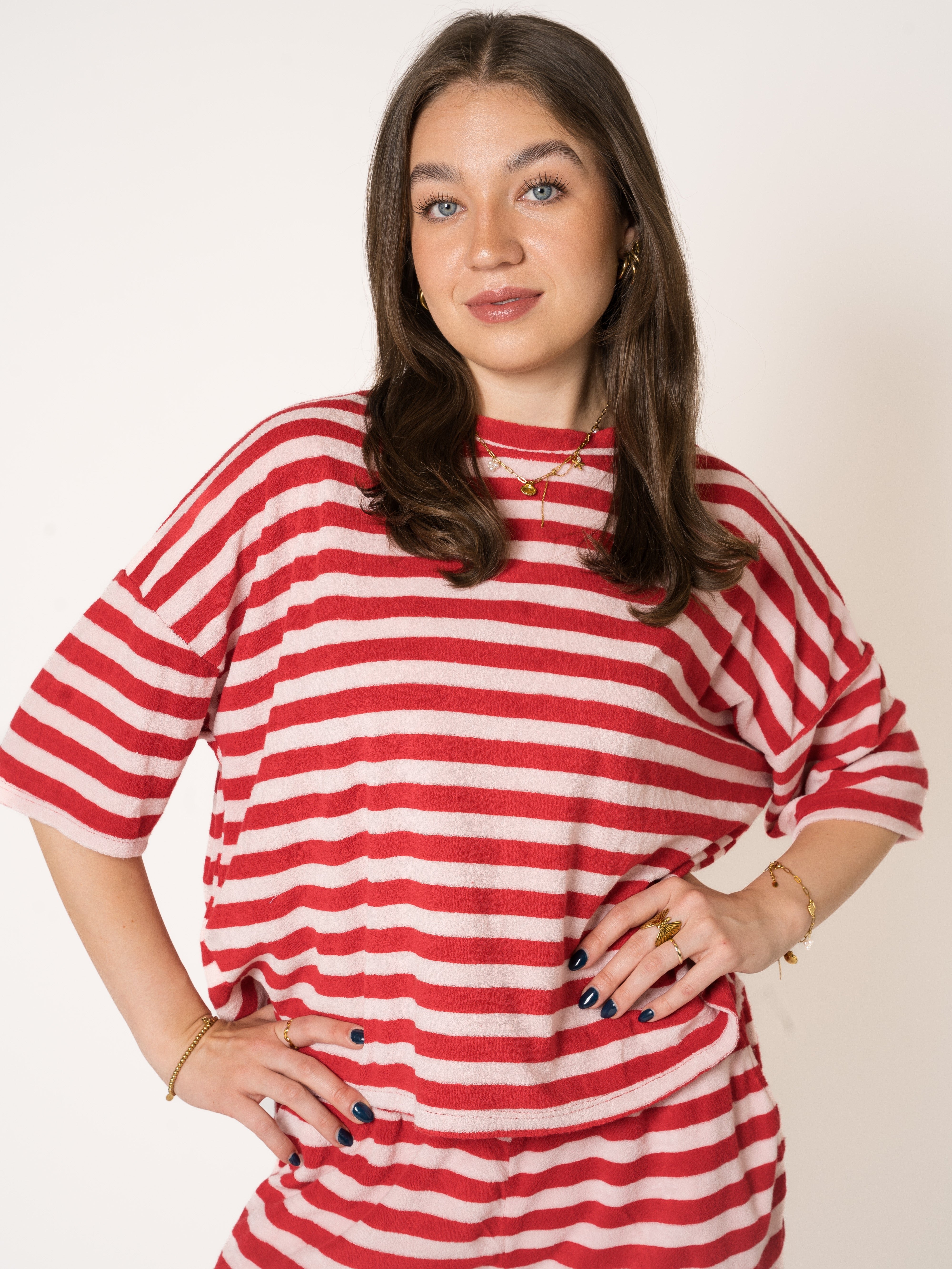 All Over Stripes Frottee Set