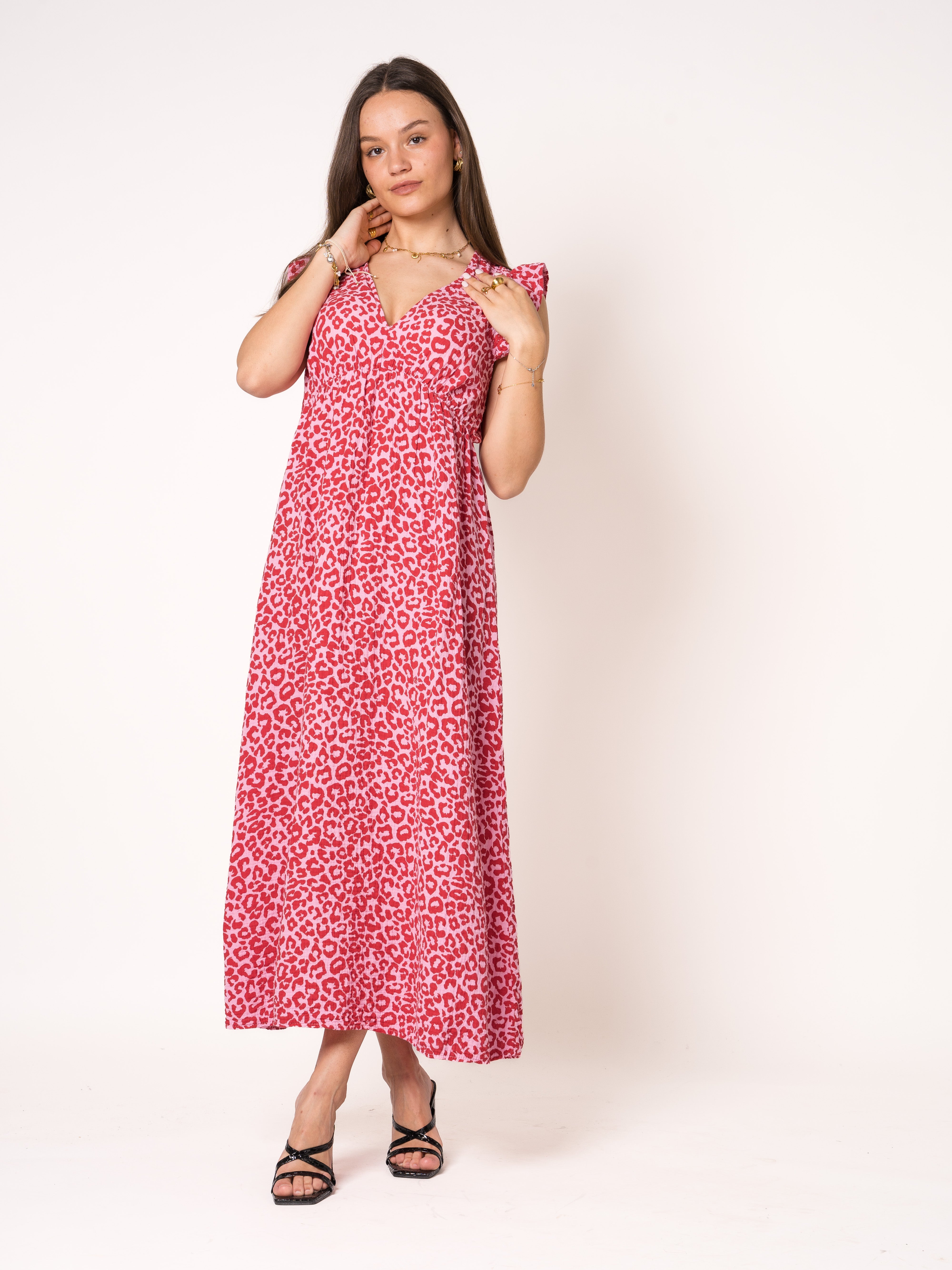 Coastal Musselin Midikleid Little Leo