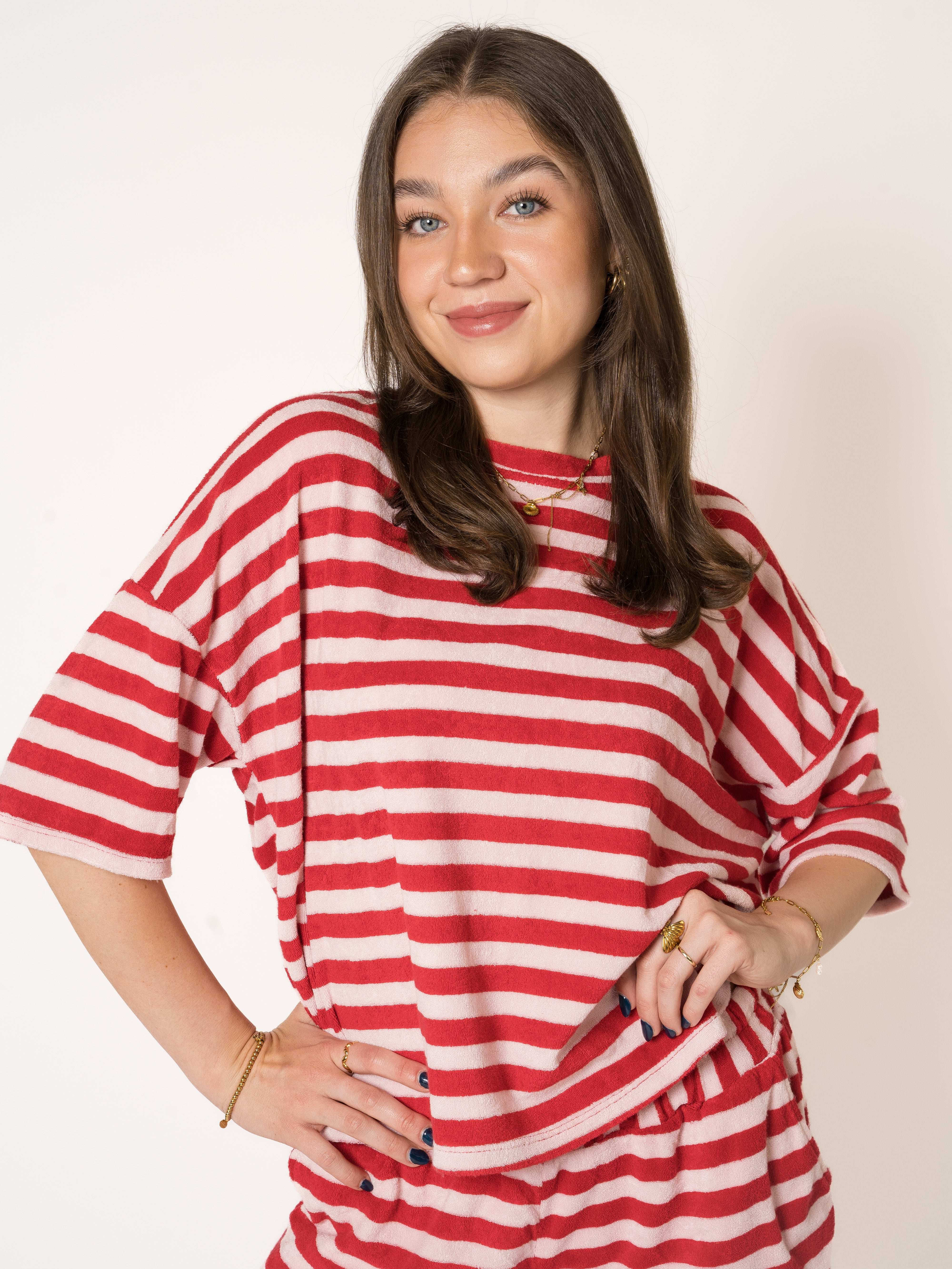 All Over Stripes Frottee Set