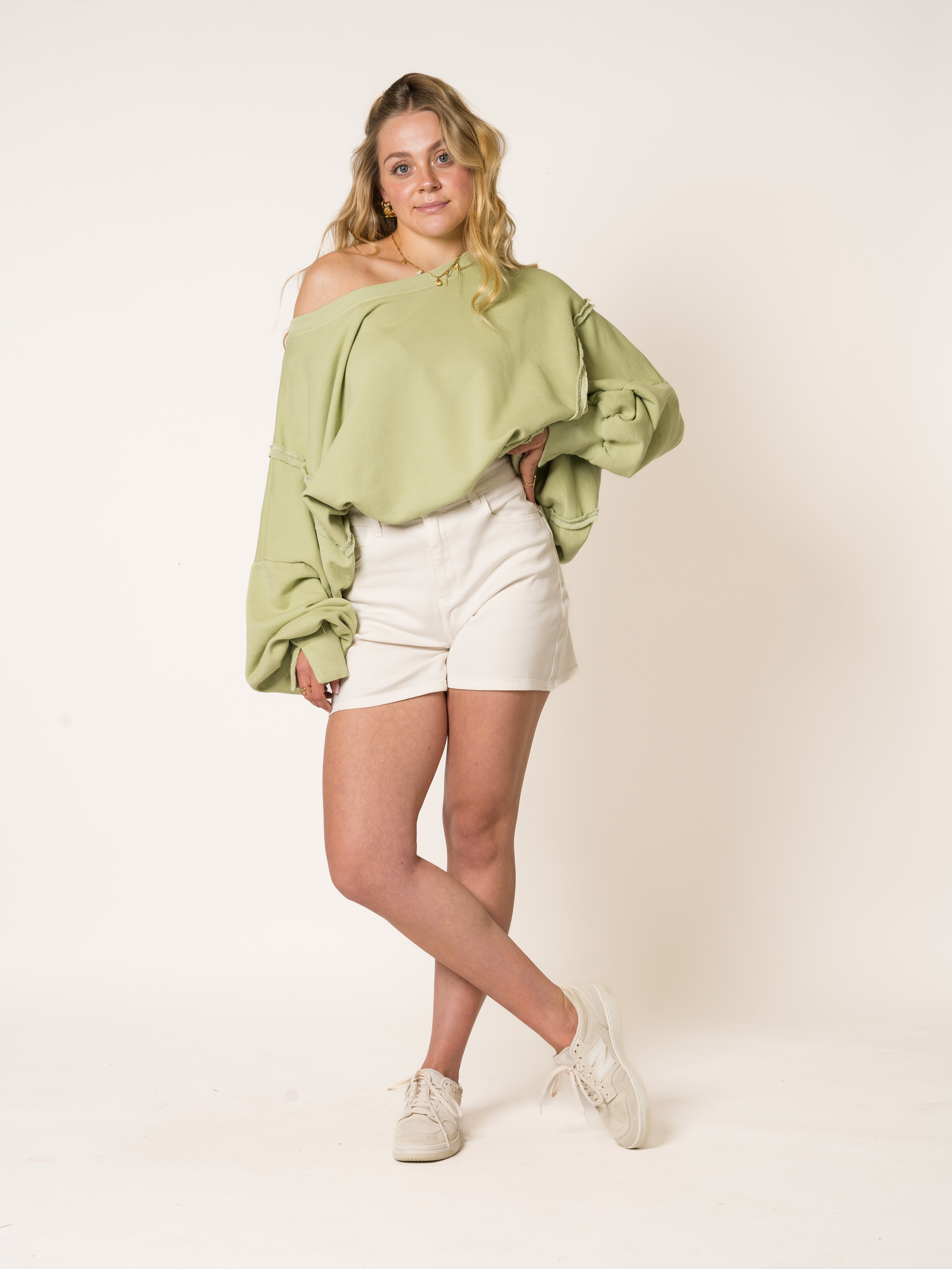 Perfect White High Waist Shorts