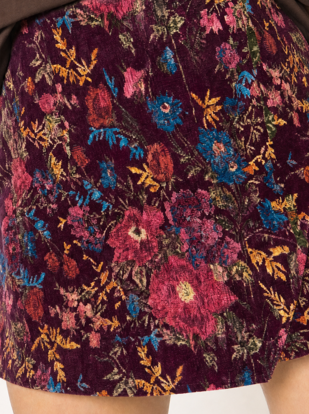 Frosty Flower Mini Skort