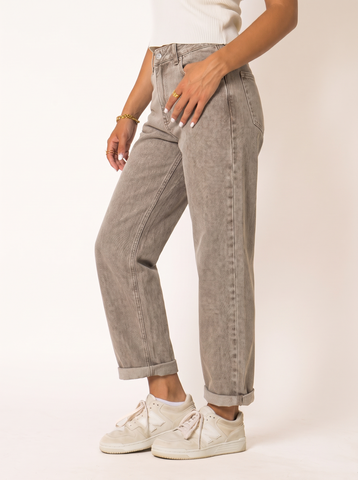 Walnut Mom Fit Jeans