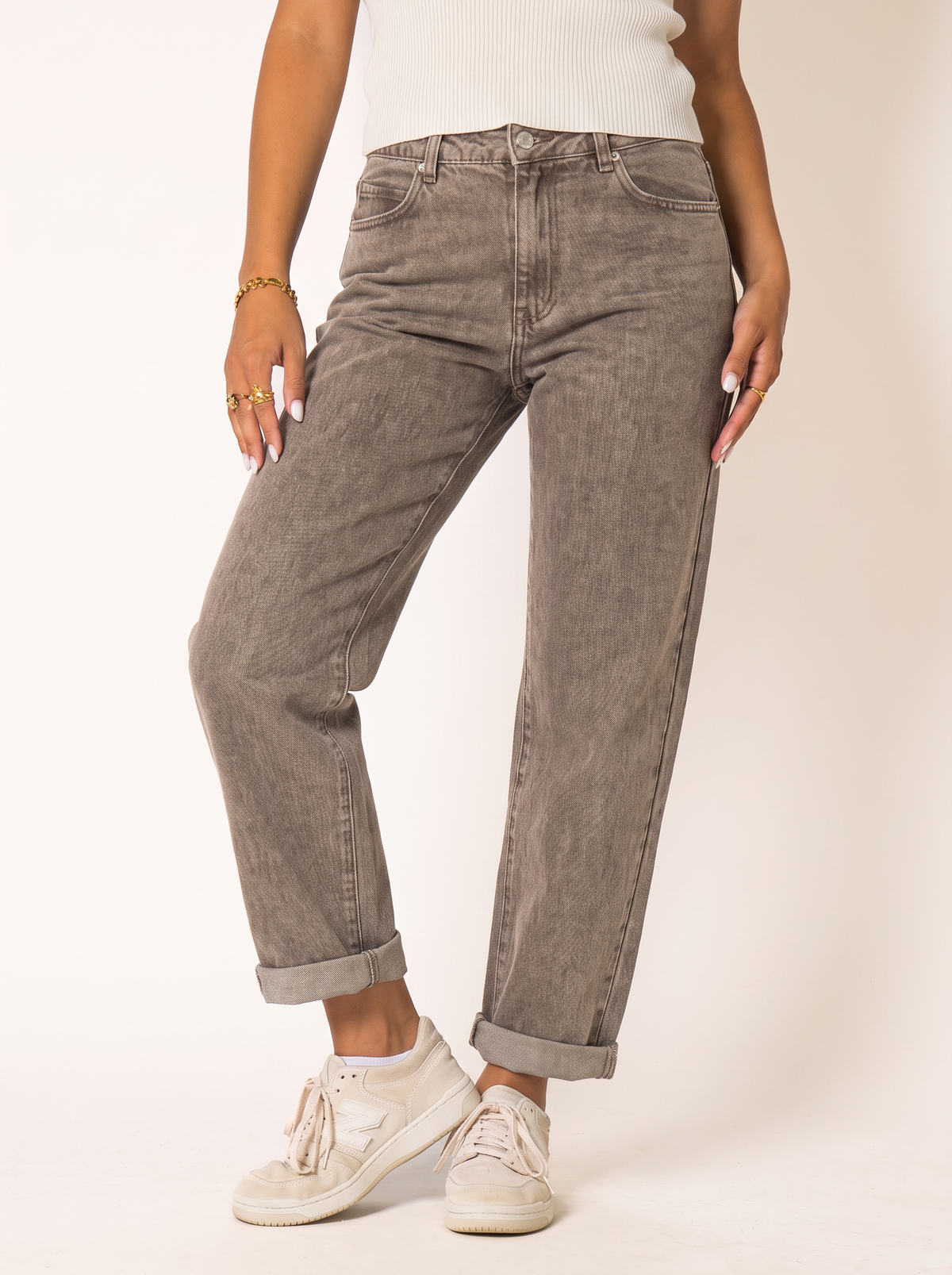 Walnut Mom Fit Jeans