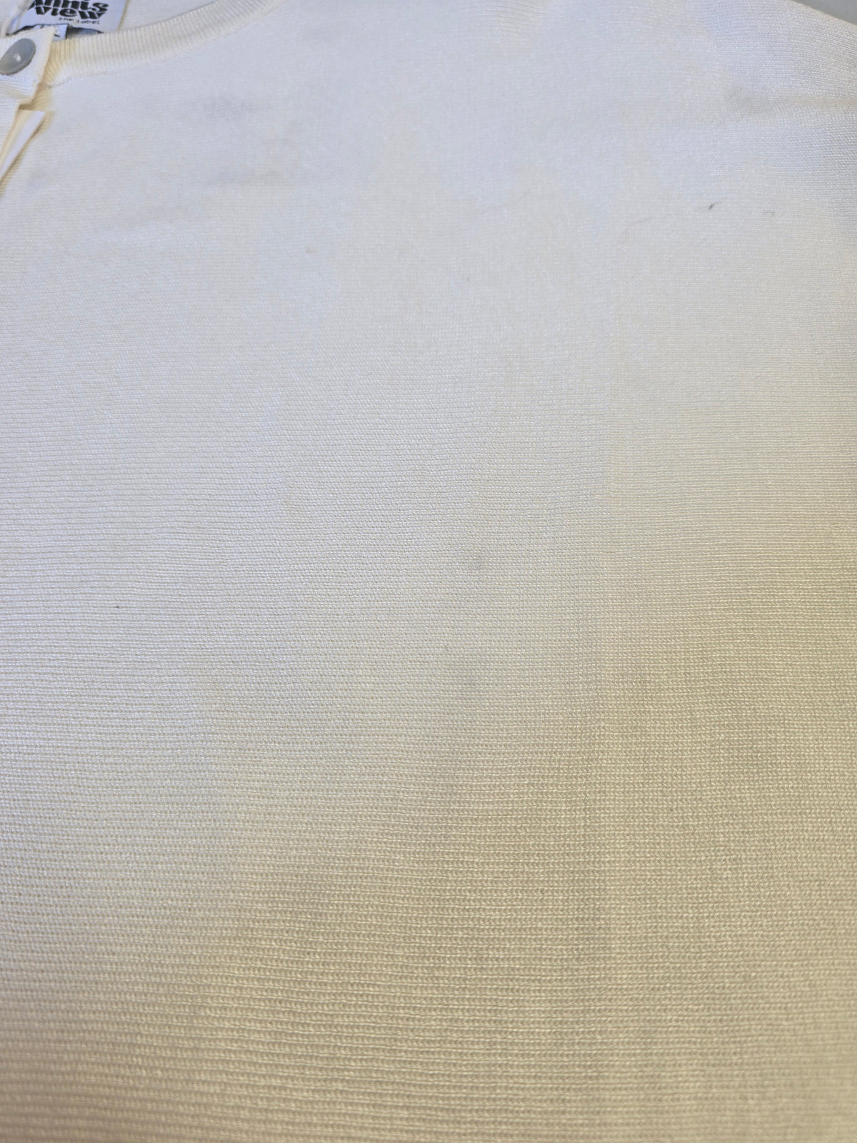 LUCKY DEAL 2380 One Button Soft Knit Cardigan - Cloud Dancer - vom Umtausch ausgeschlossen -