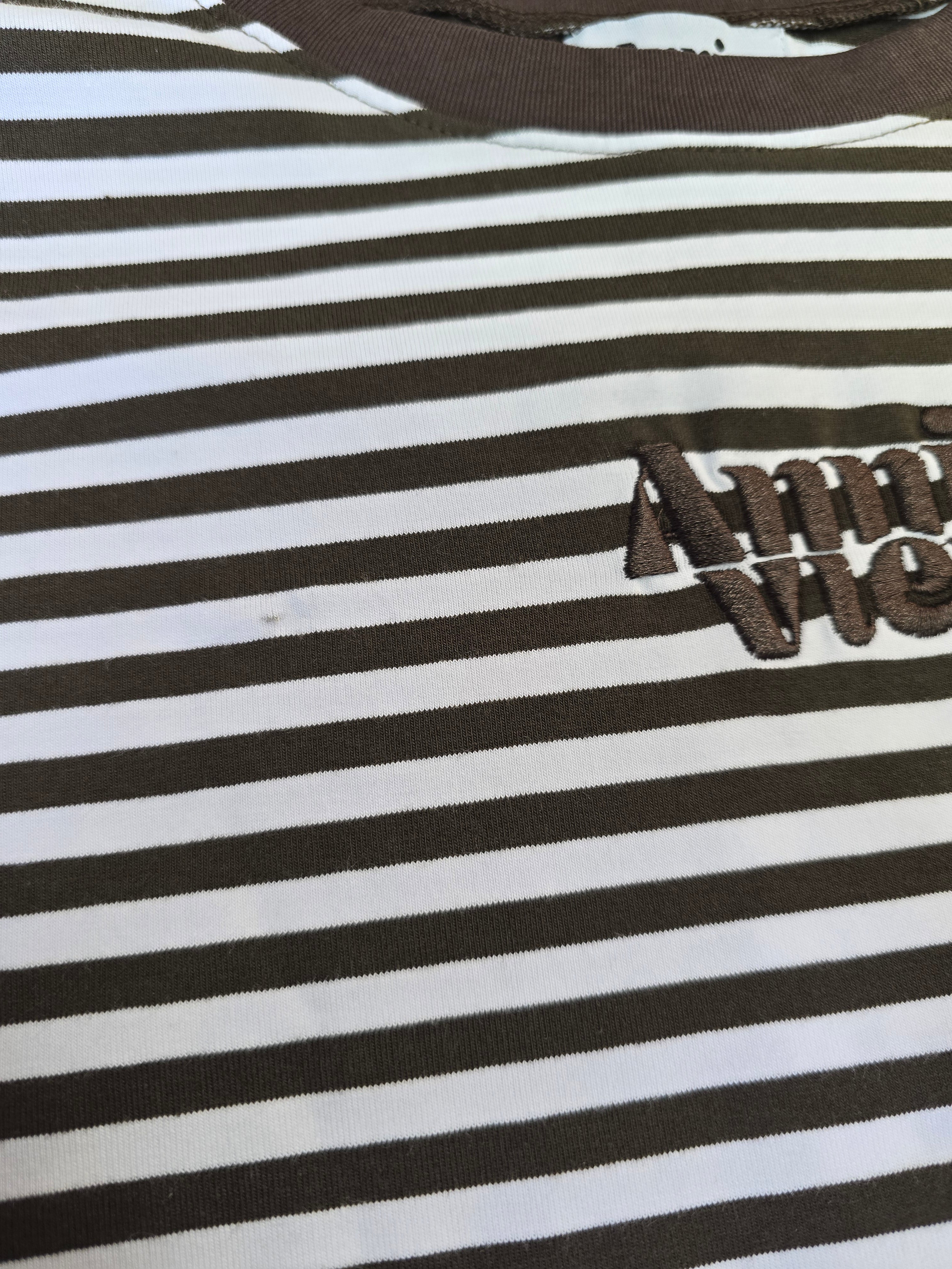 LUCKY DEAL 2227 Oversized T-Shirt Chocolate Stripes - Chocolate - vom Umtausch ausgeschlossen -