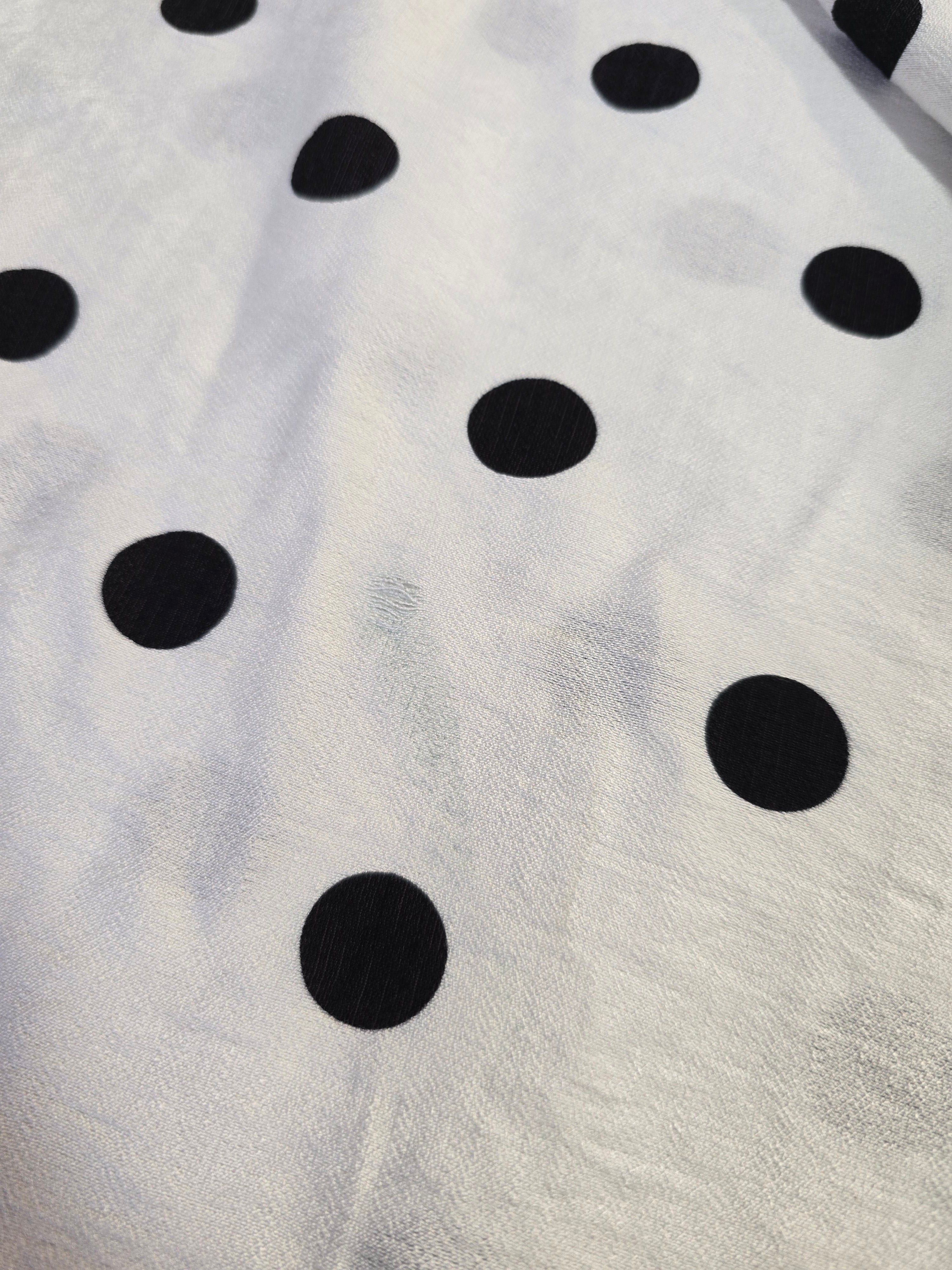LUCKY DEAL 2266 Wide Leg Trousers Polka Dot - Cremeweiß - vom Umtausch ausgeschlossen -