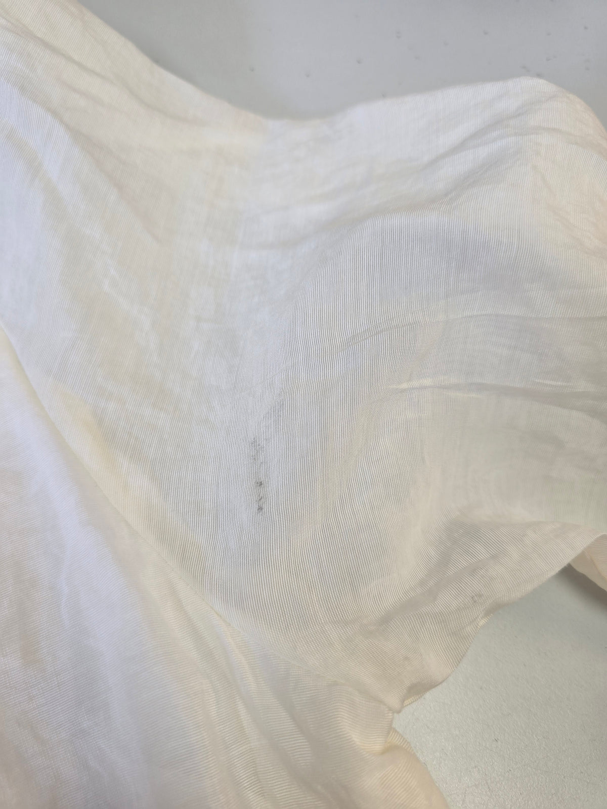 LUCKY DEAL 2376 Volant Baumwoll Kleid Juliette - Creme - vom Umtausch ausgeschlossen -
