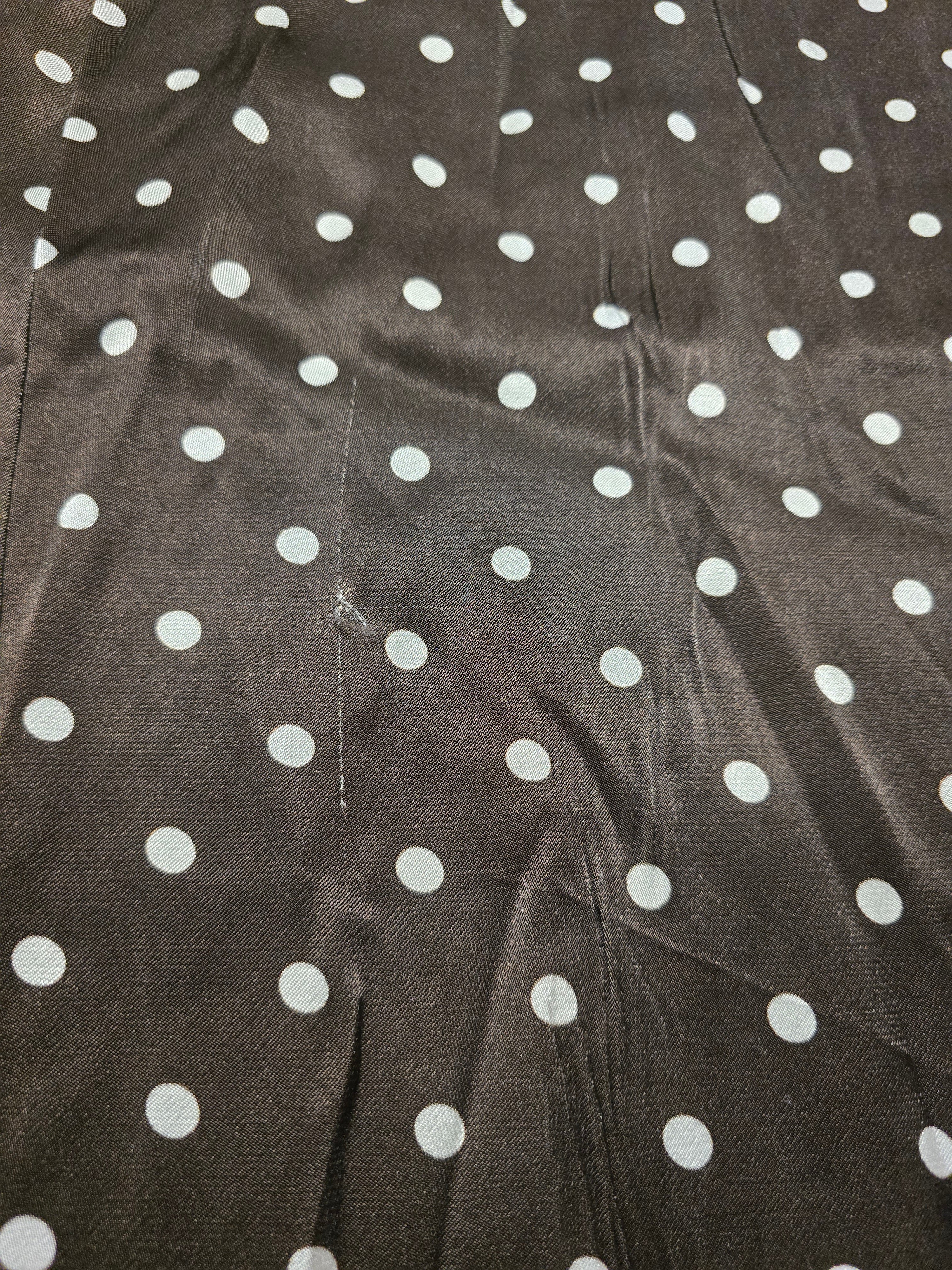 LUCKY DEAL 2135 Polka Dot Silky Wide Leg - Braun - vom Umtausch ausgeschlossen -