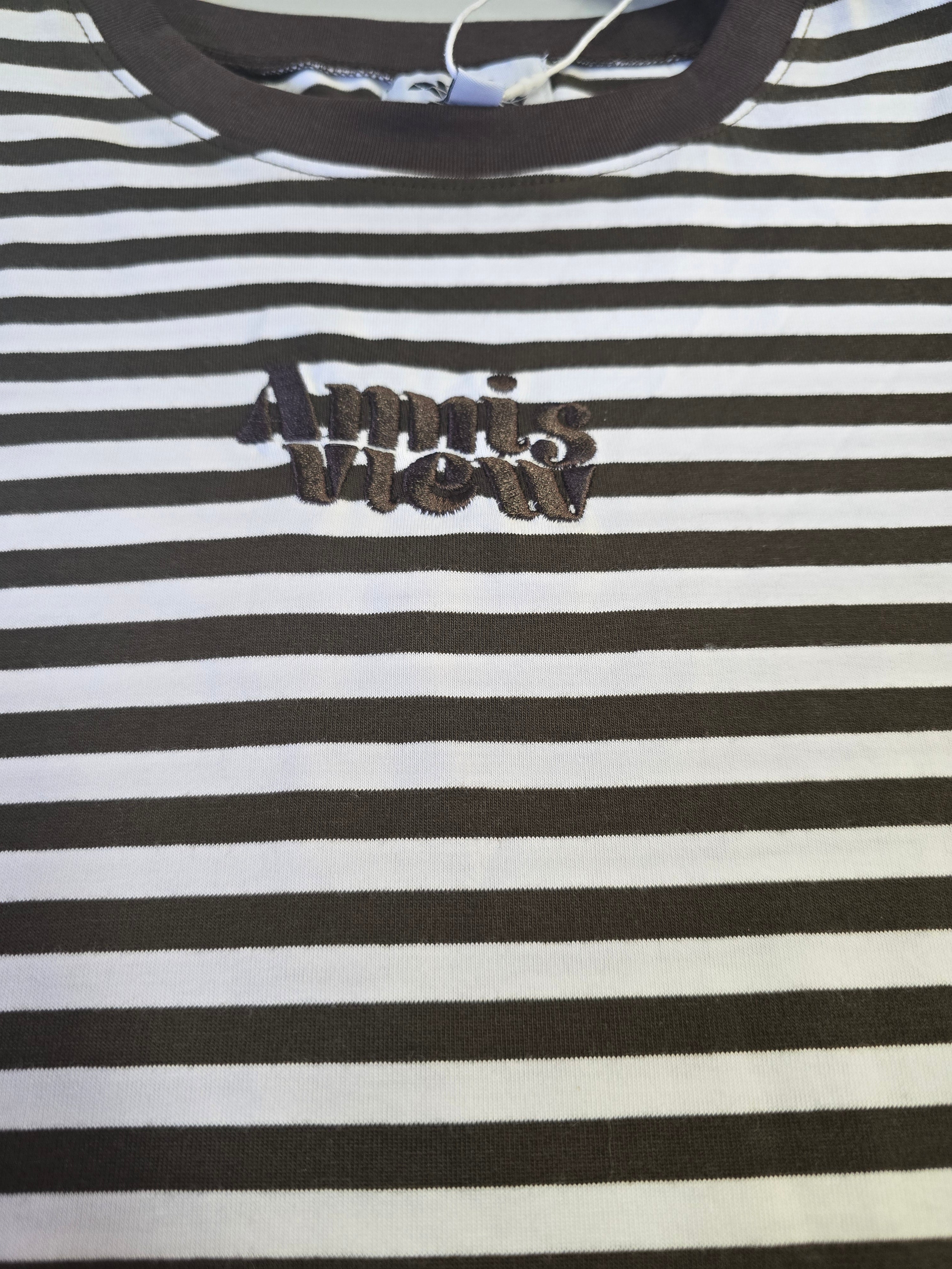 LUCKY DEAL 2252 Oversized T-Shirt Chocolate Stripes - Chocolate - vom Umtausch ausgeschlossen -