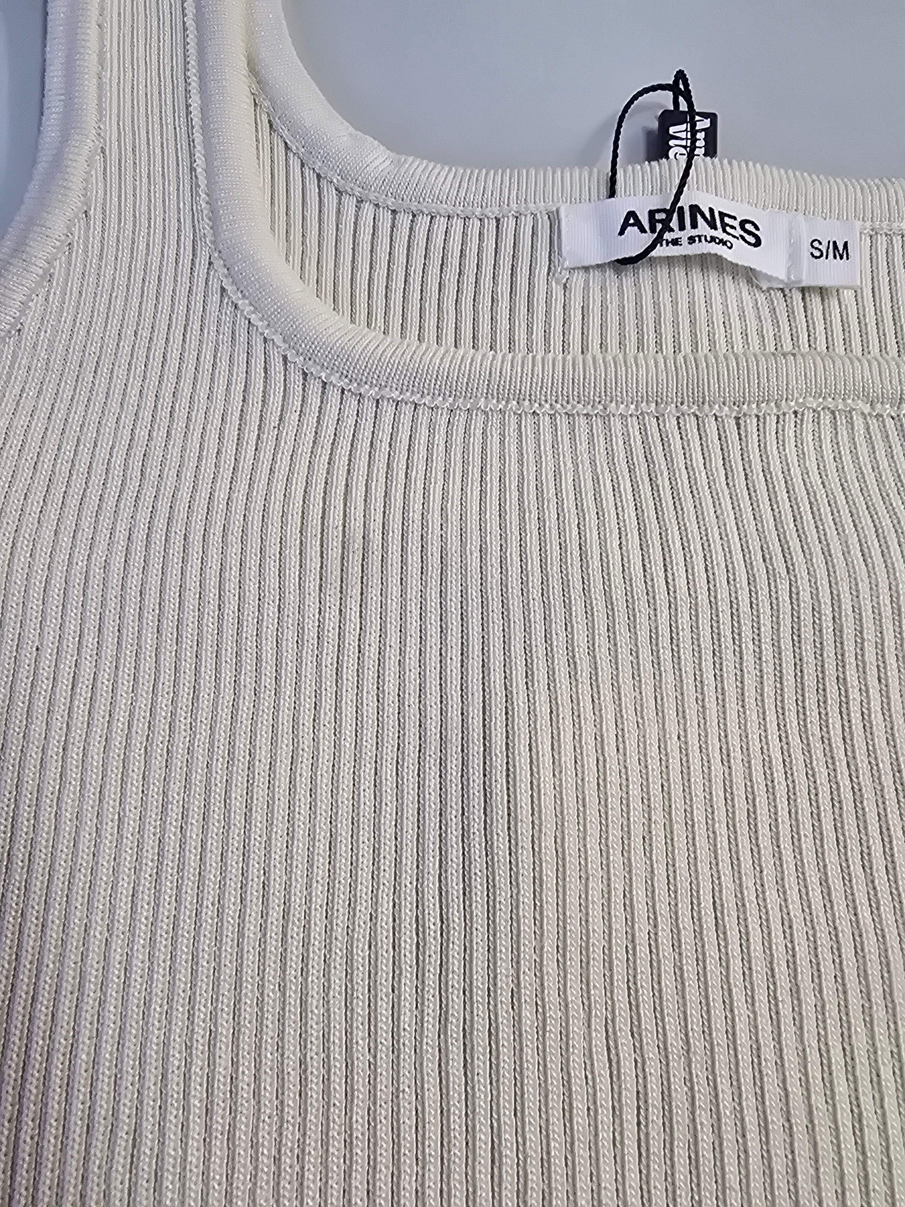 LUCKY DEAL 1429 All You Need Ribbed Top - Creme - vom Umtausch ausgeschlossen -