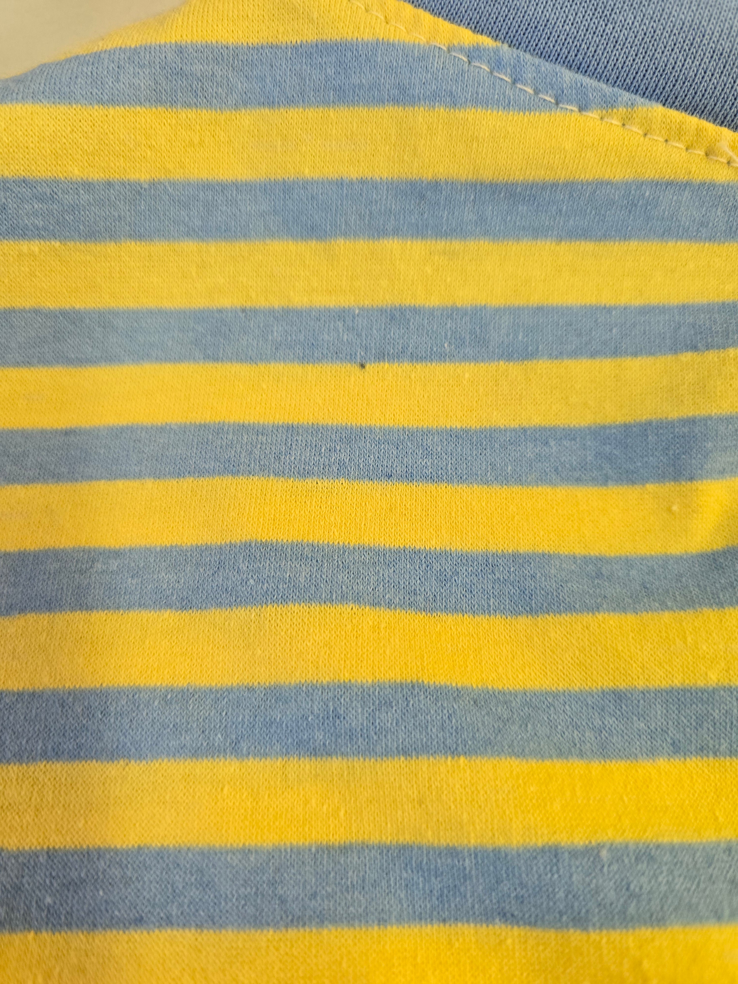 LUCKY DEAL 2185 Cotton Candy Striped Longsleeve - Gelb - vom Umtausch ausgeschlossen -