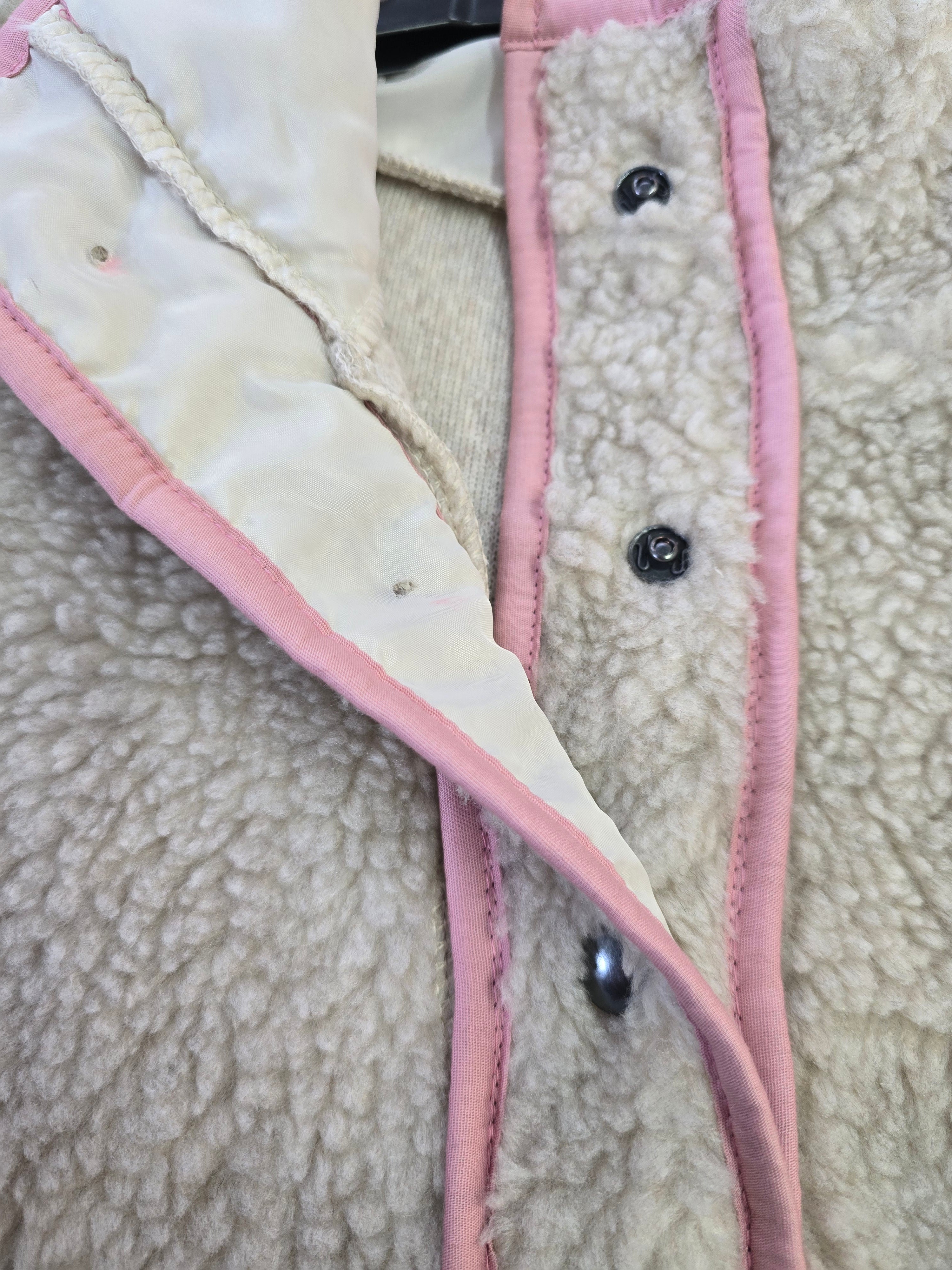 LUCKY DEAL 2011 Snuggle Up Fleece Jacket - Creme mit Rosa - vom Umtausch ausgeschlossen -