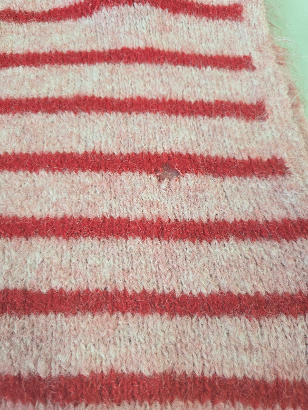 LUCKY DEAL 2370 Matcha Lover Knit Weste - Rosa mit Rot - vom Umtausch ausgeschlossen -