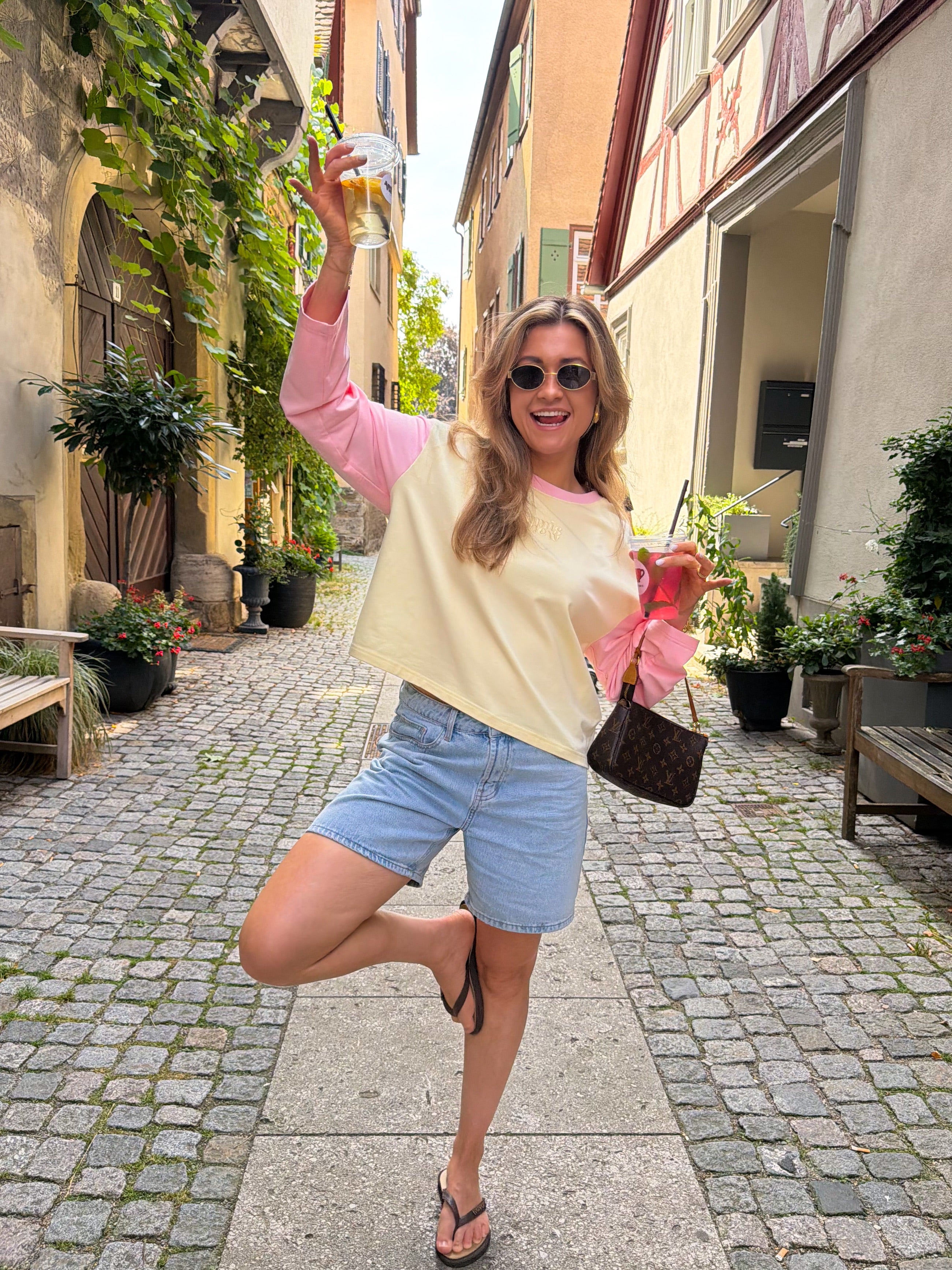 Oversized Longsleeve Pink Lemonade