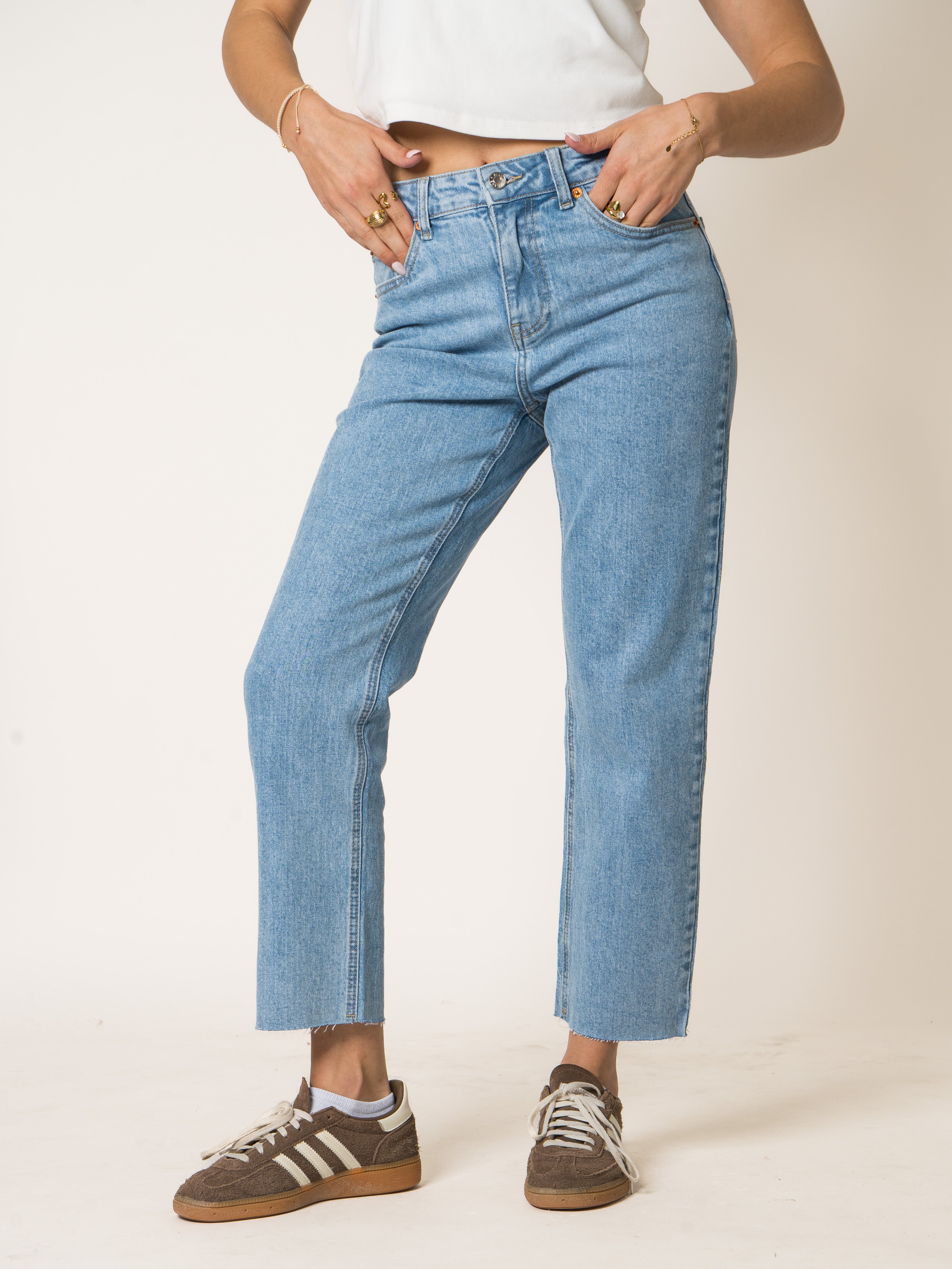 Blueberry Mom Fit Jeans