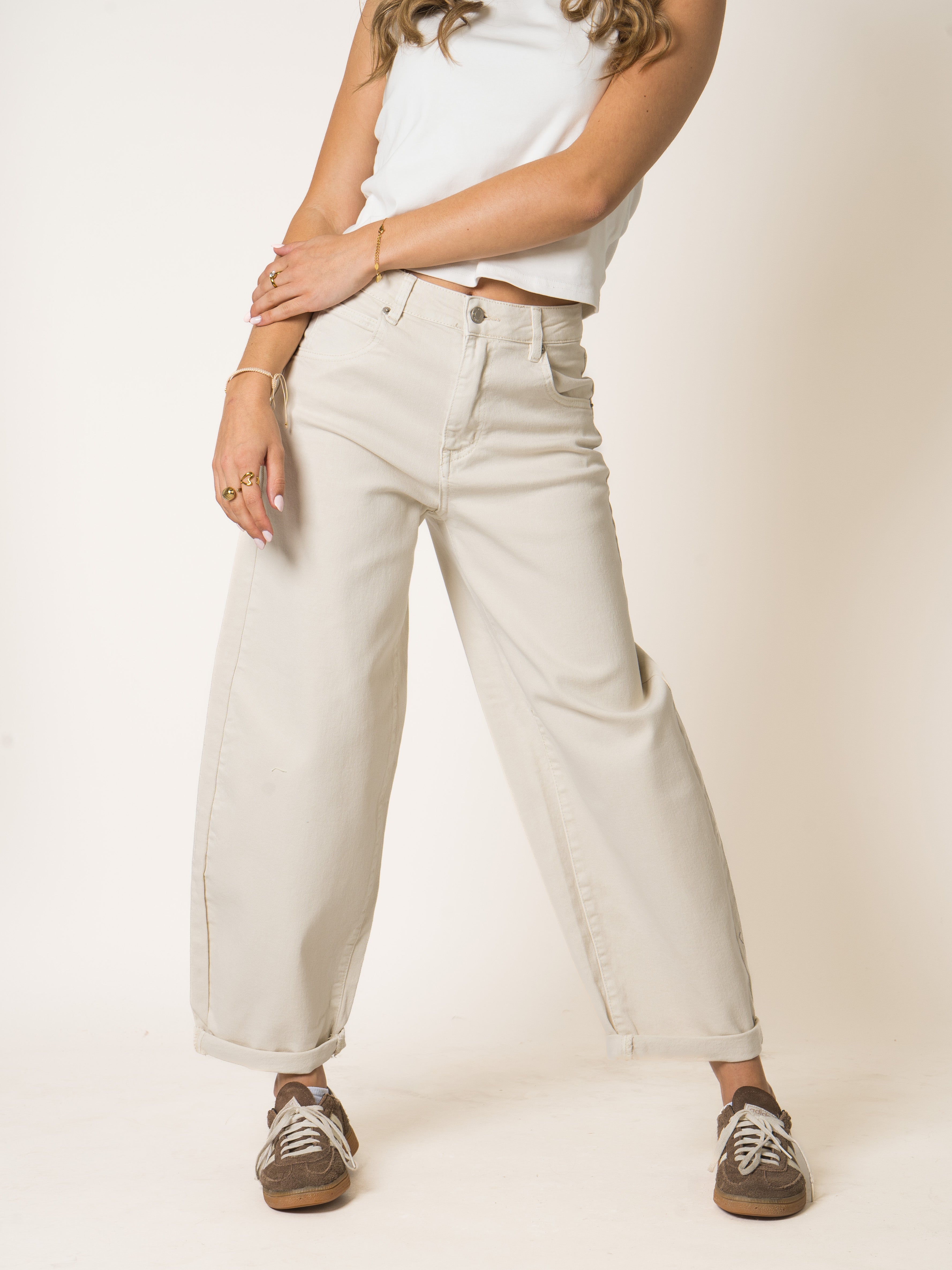 Chestnut Ballon Fit Jeans