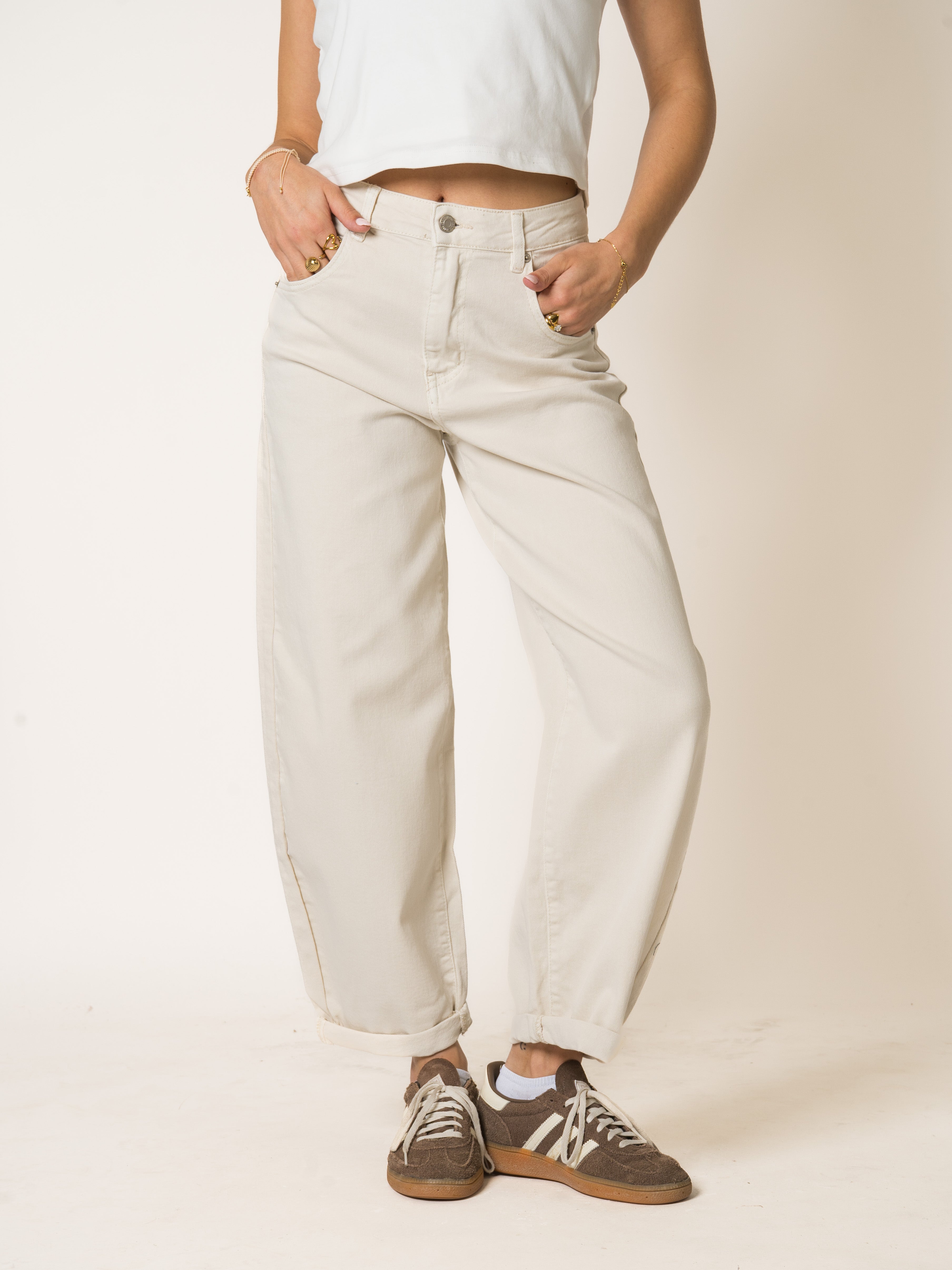 Chestnut Ballon Fit Jeans