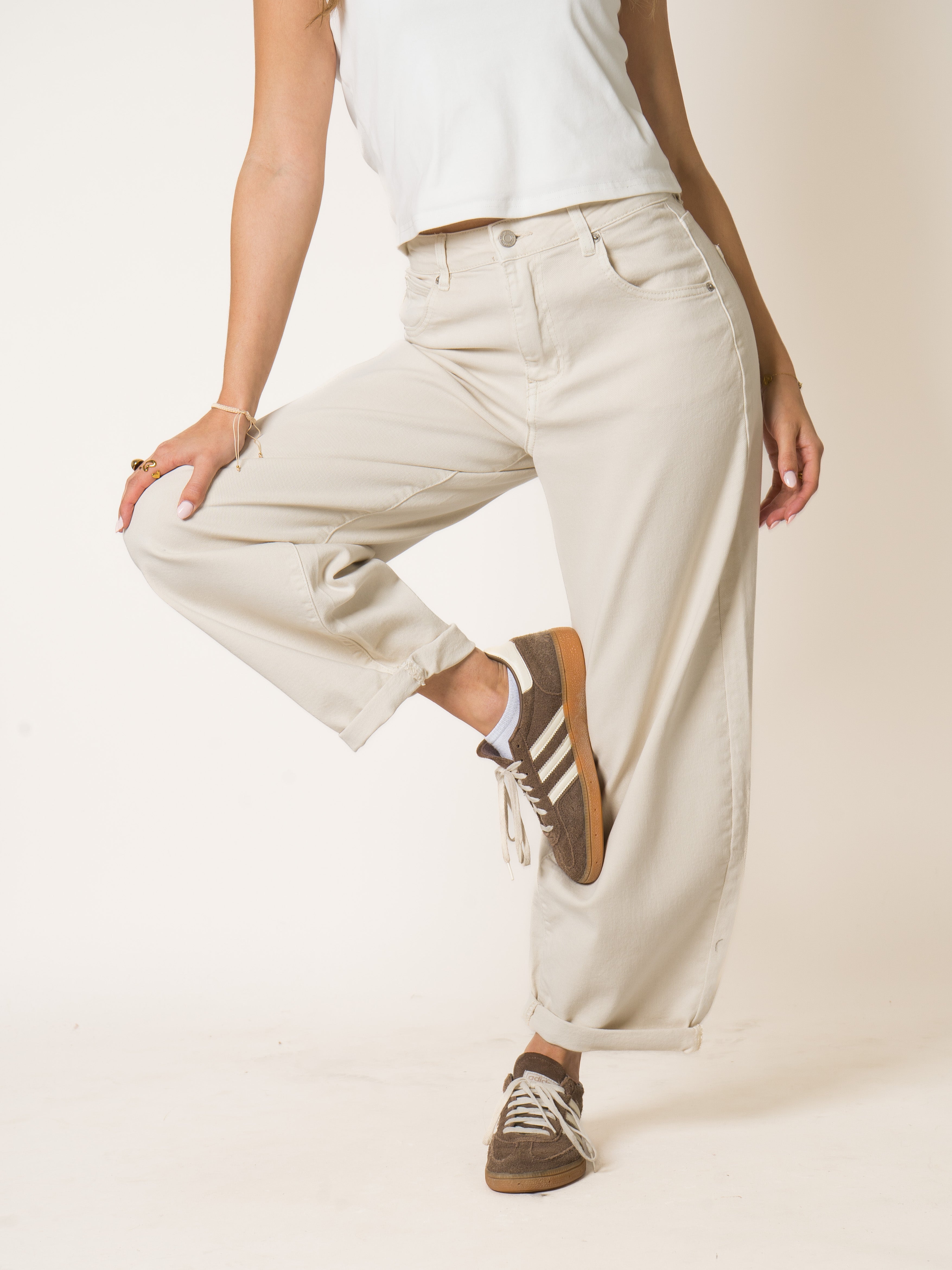 Chestnut Ballon Fit Jeans