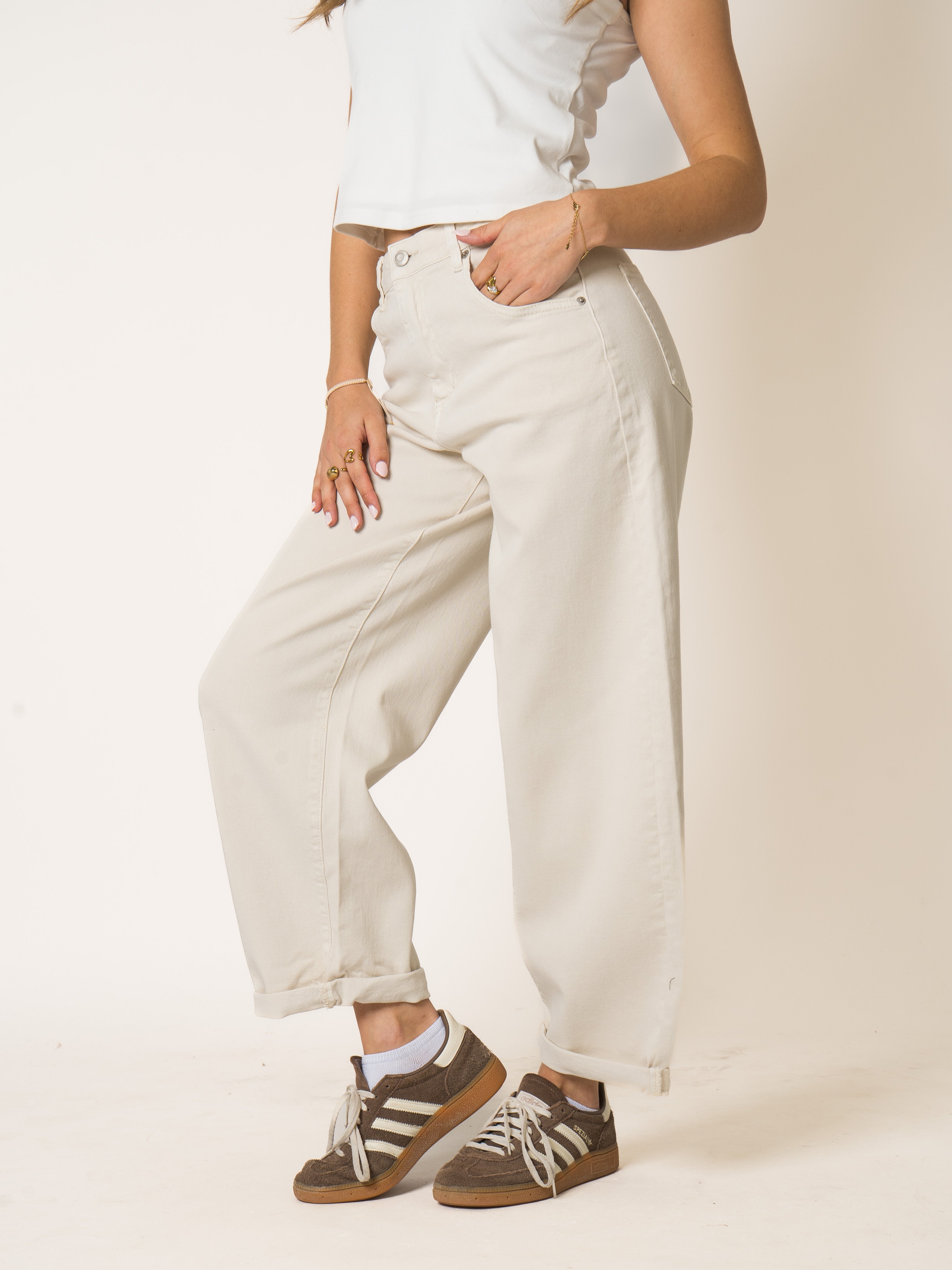 Chestnut Ballon Fit Jeans