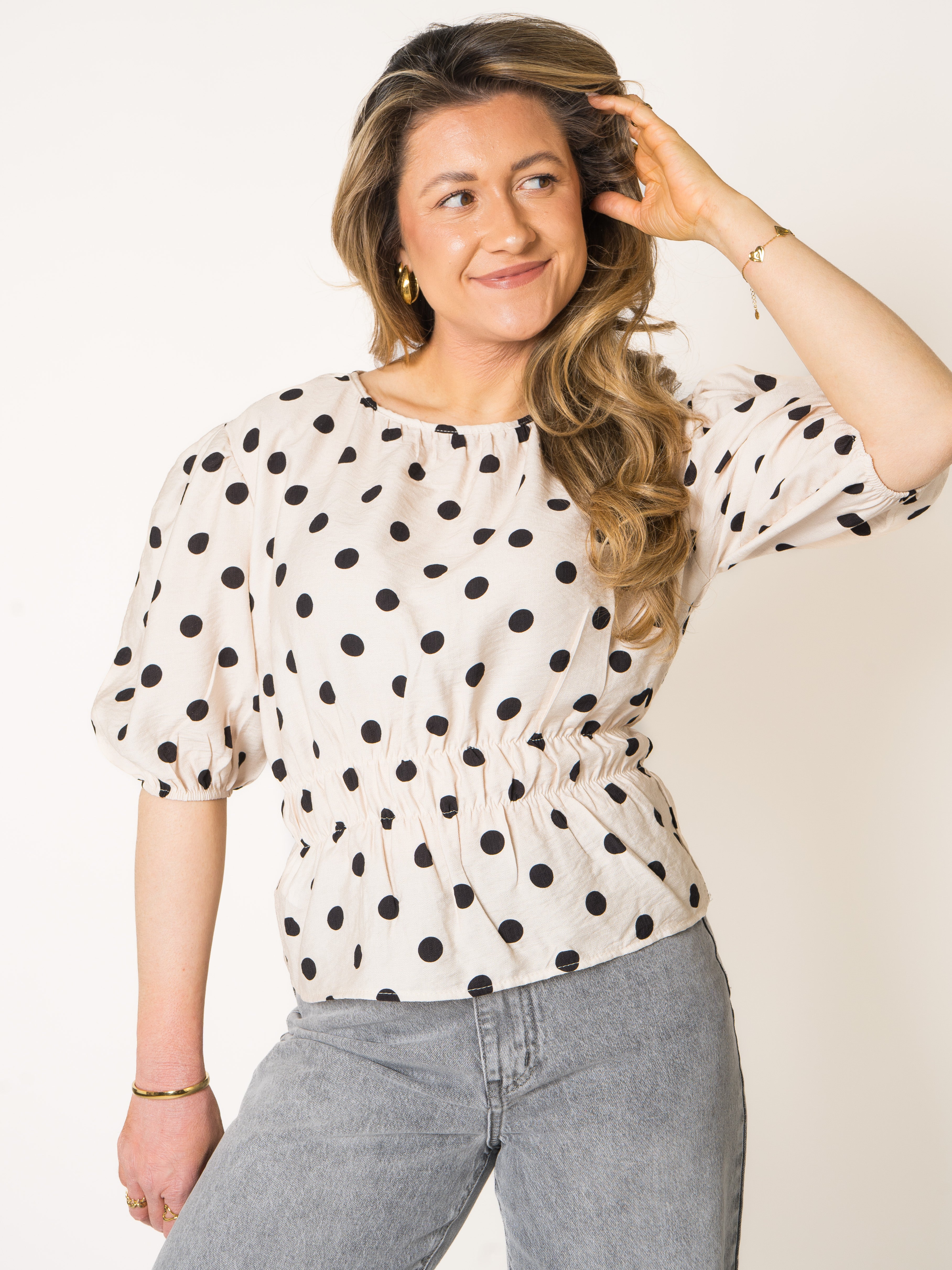 Polka Dot Blouse