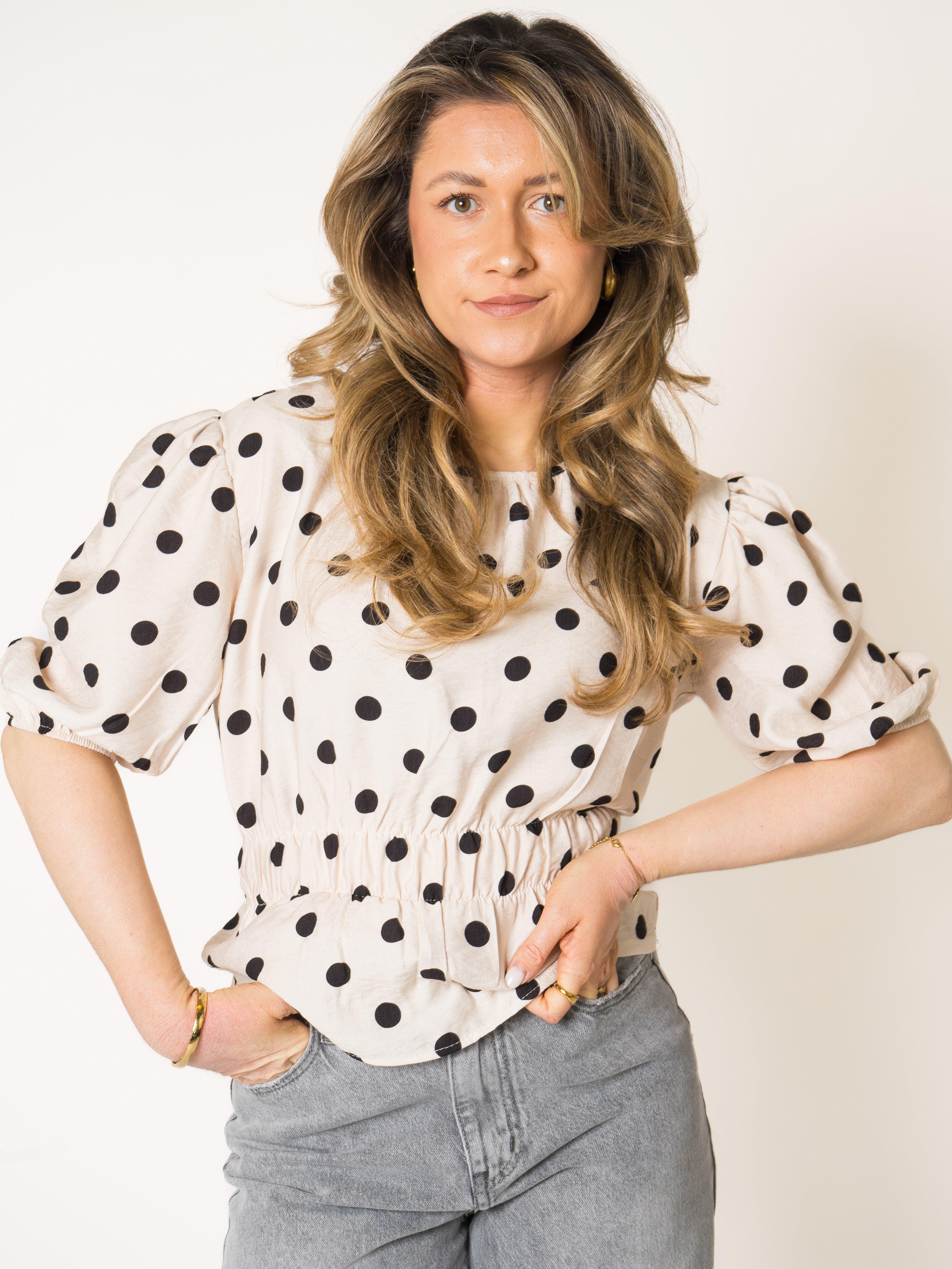 Polka Dot Blouse