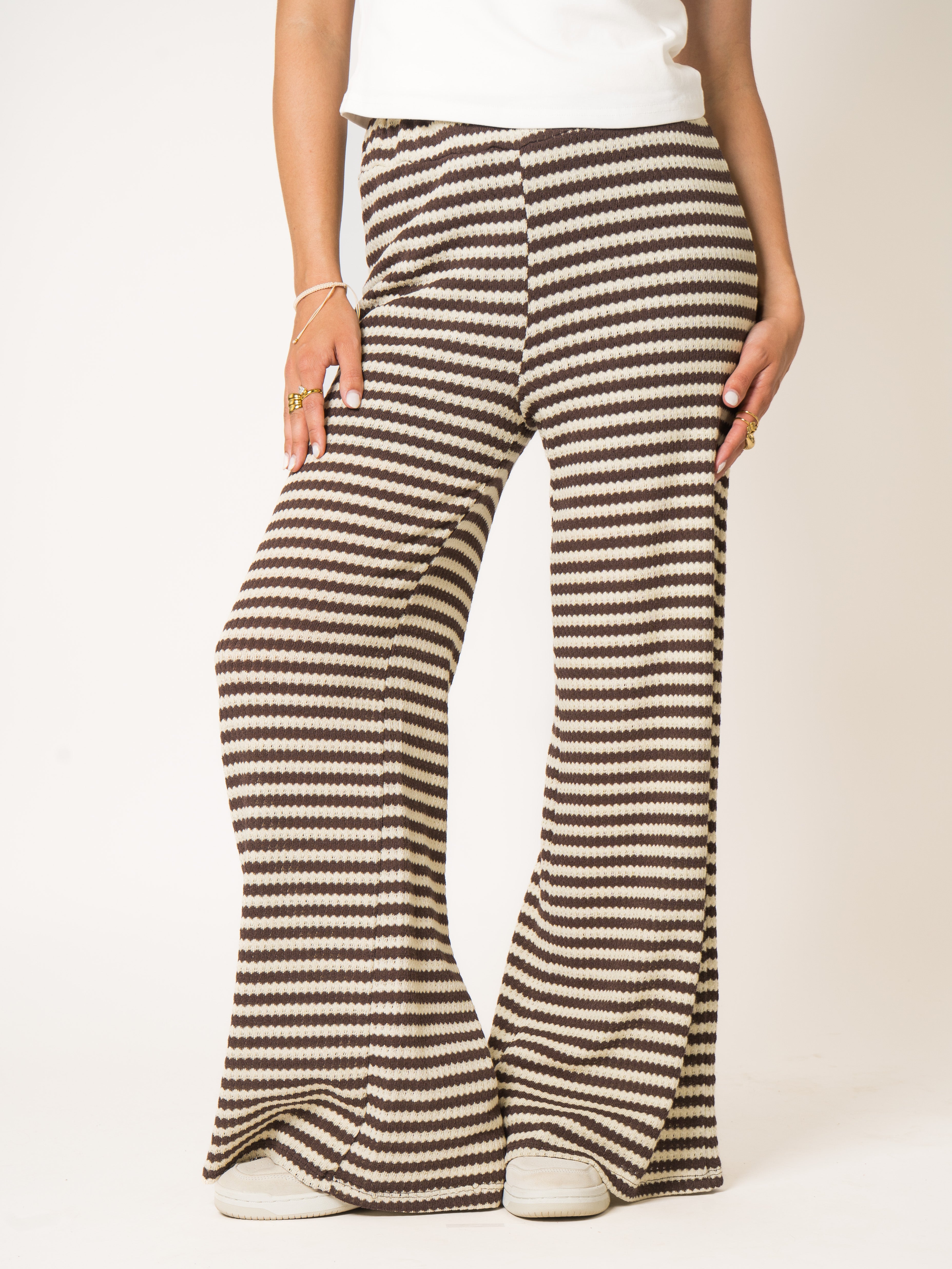 Coffee Break Stripe Pants