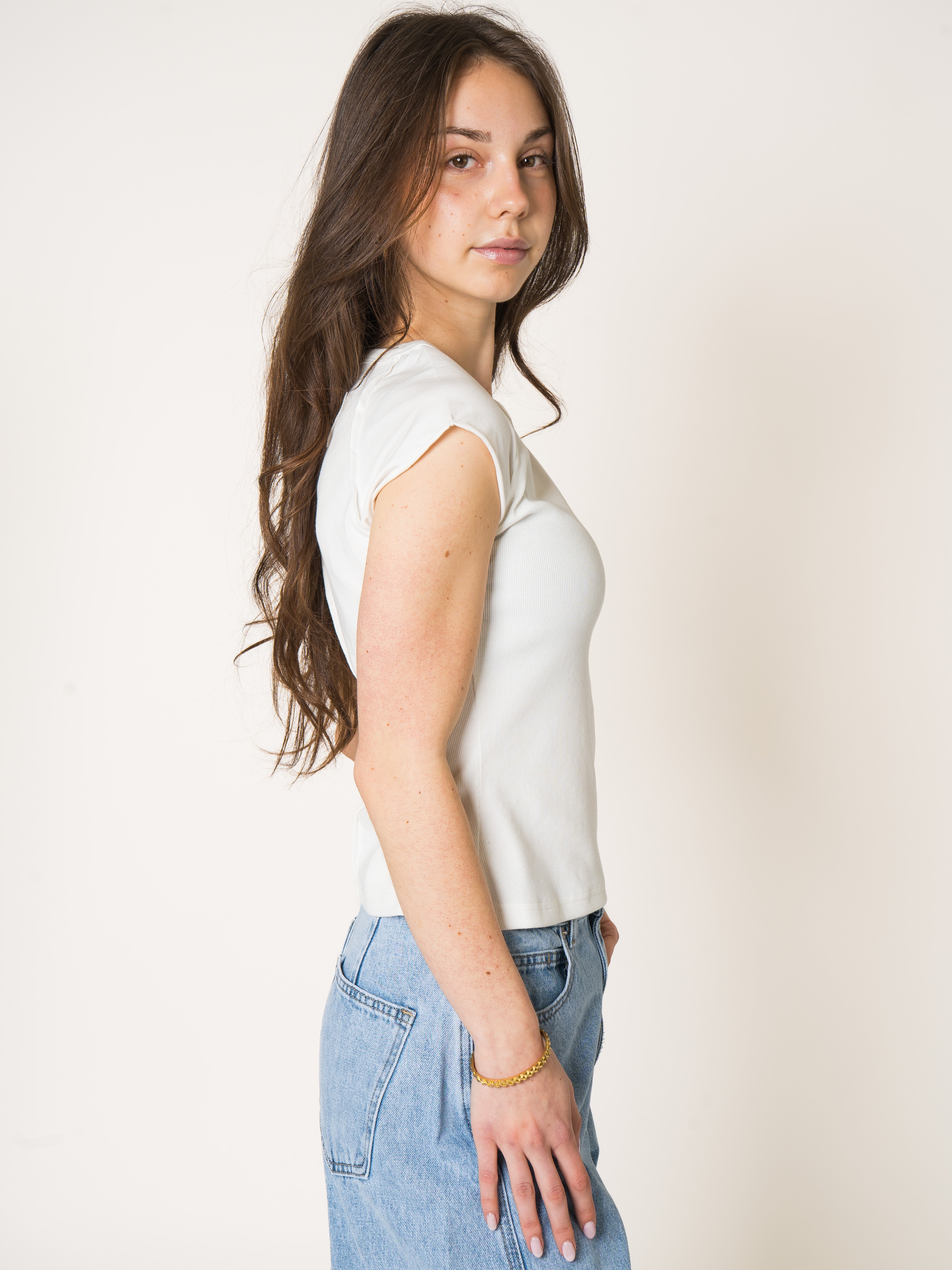 Soft Ribbed Tee