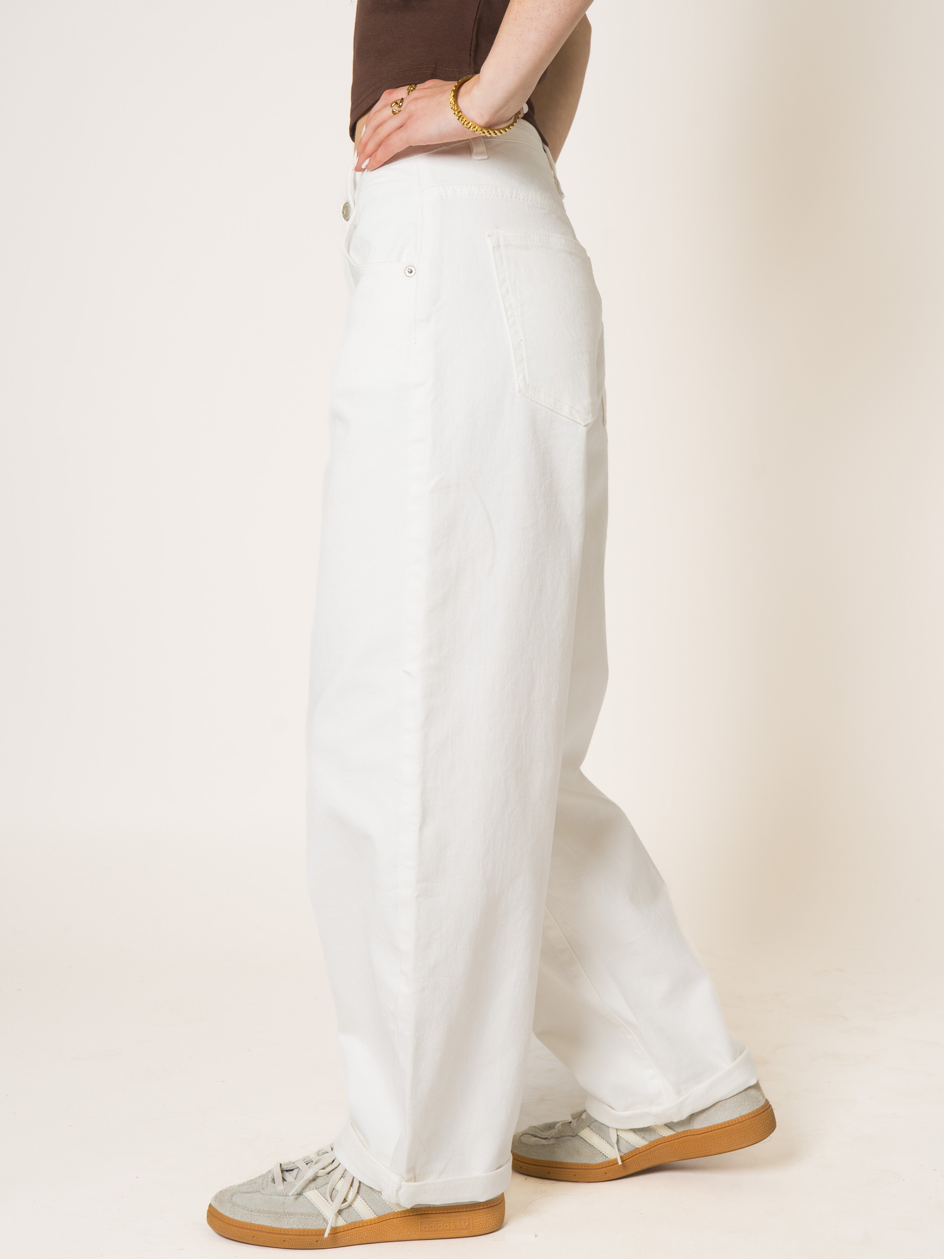 Creme Ballon Fit Jeans
