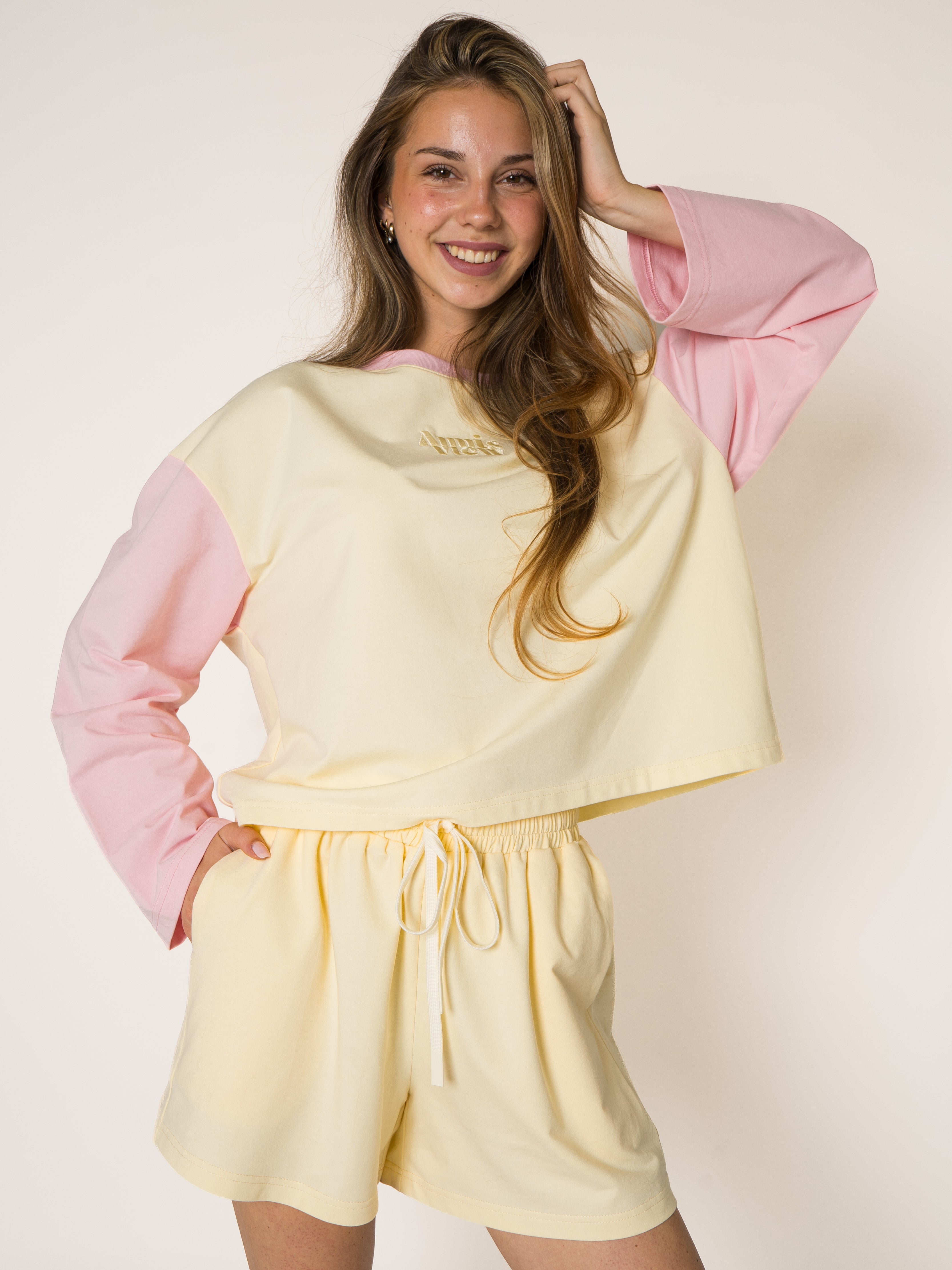 Oversized Longsleeve Pink Lemonade