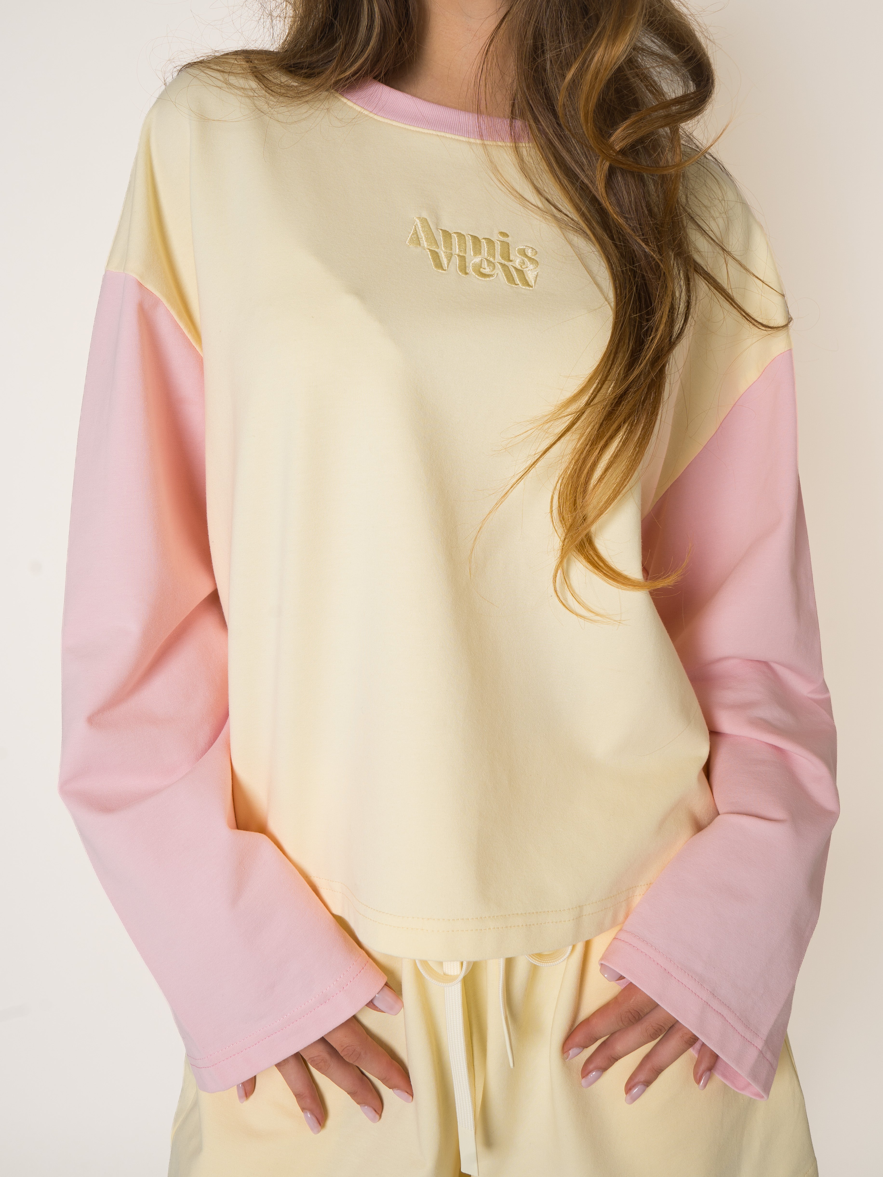 LUCKY DEAL 2274 Oversized Longsleeve - Pink Lemonade - vom Umtausch ausgeschlossen -