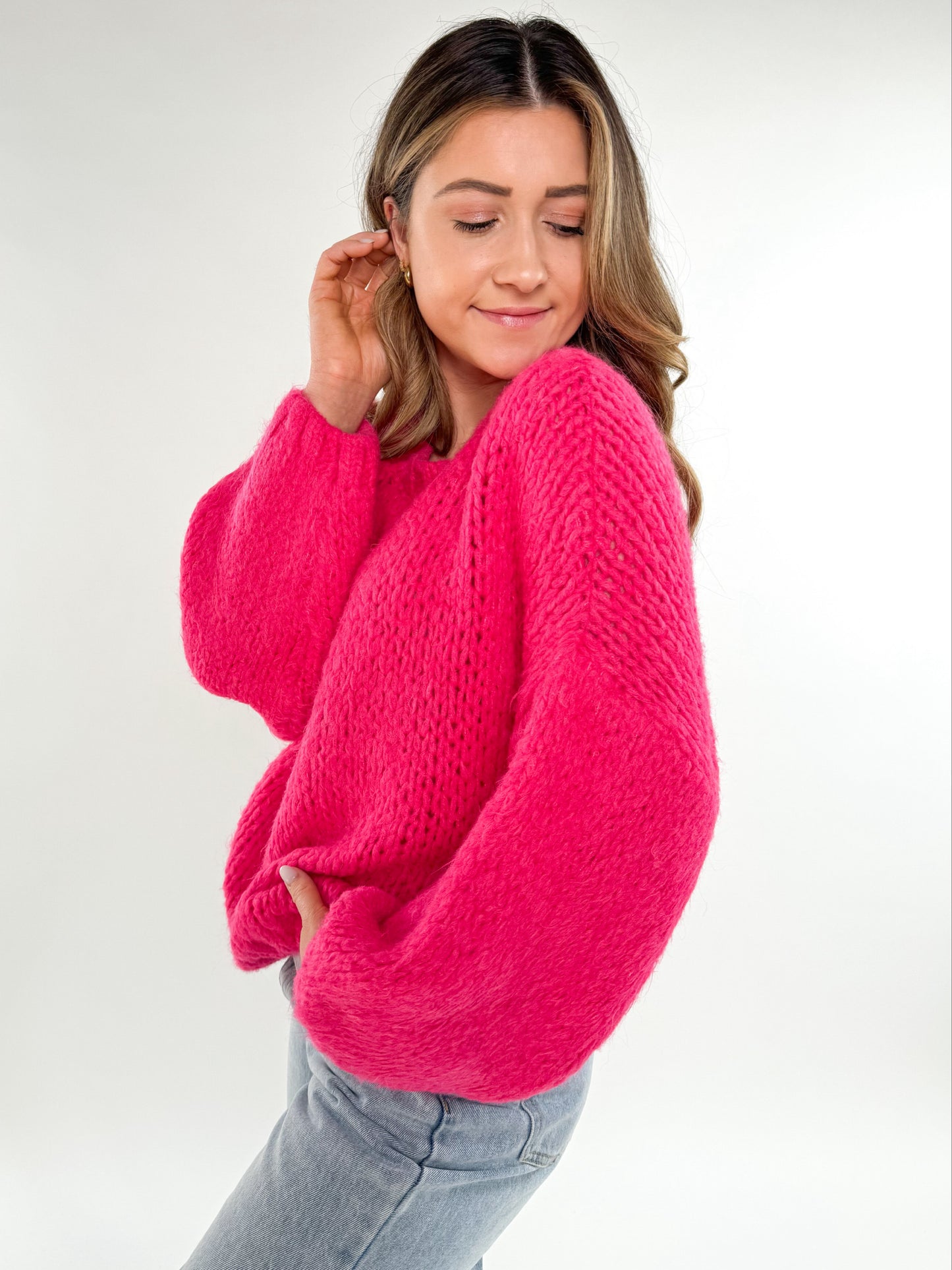 Pullover Preppy - rosa