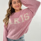 Knit Sweater Paris - rosa